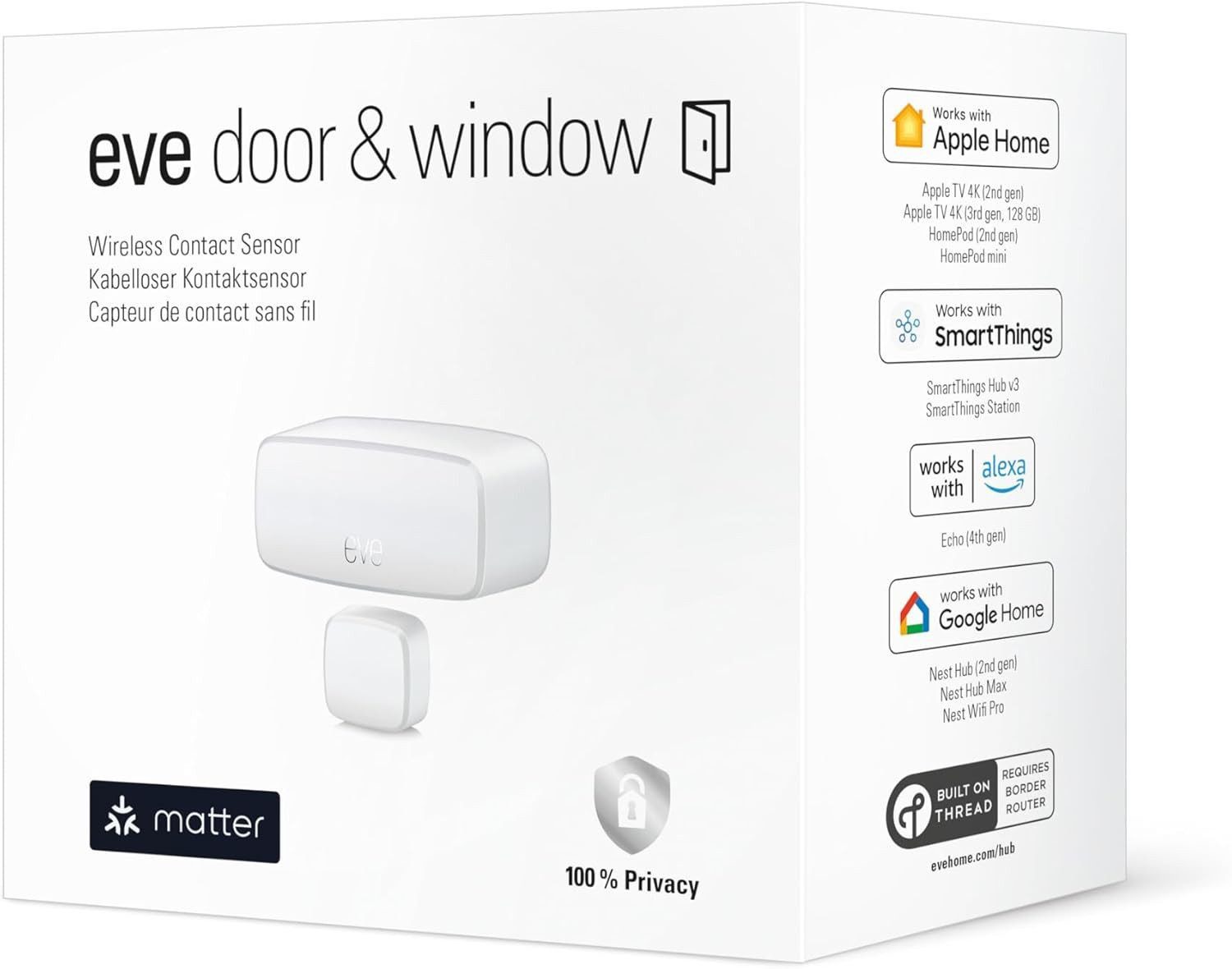 EVE Door & Window (Matter) Smart-Home-Zubehör, Matter