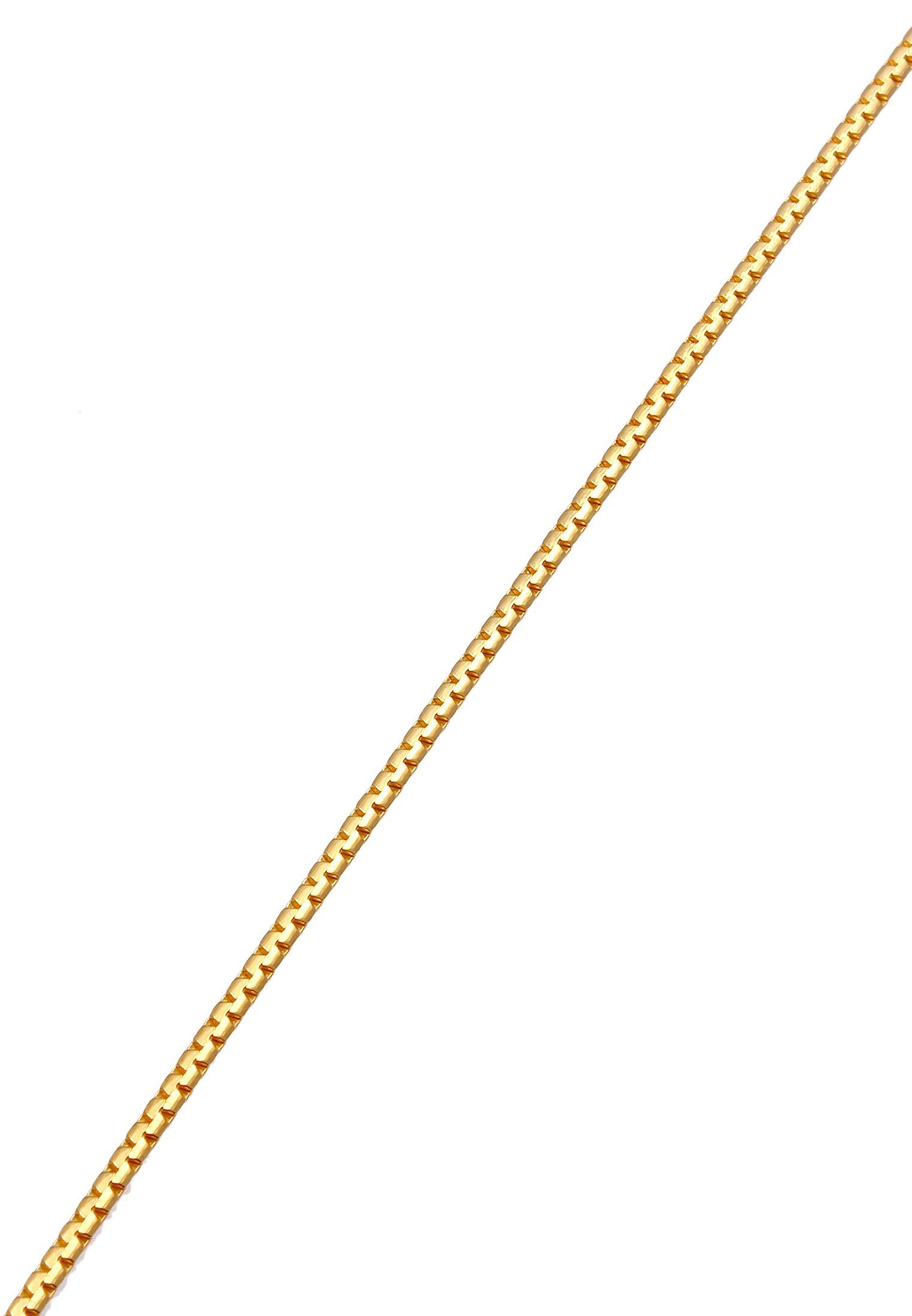 Elli Basic Silber 925 Schlangenkette Gliederarmband Oval Gold Flach