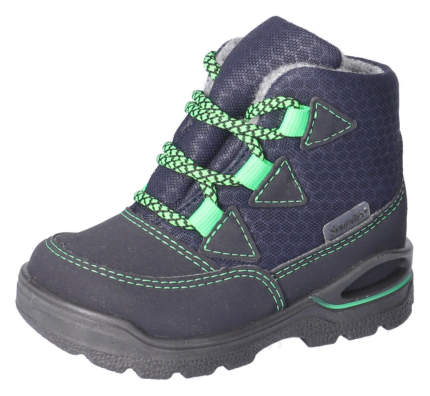 PEPINO by RICOSTA Emil WMS: Mittel Winterboots Winterstiefel, Babyschuh, Schnürstiefel mit herausnehmbarer Innensohle