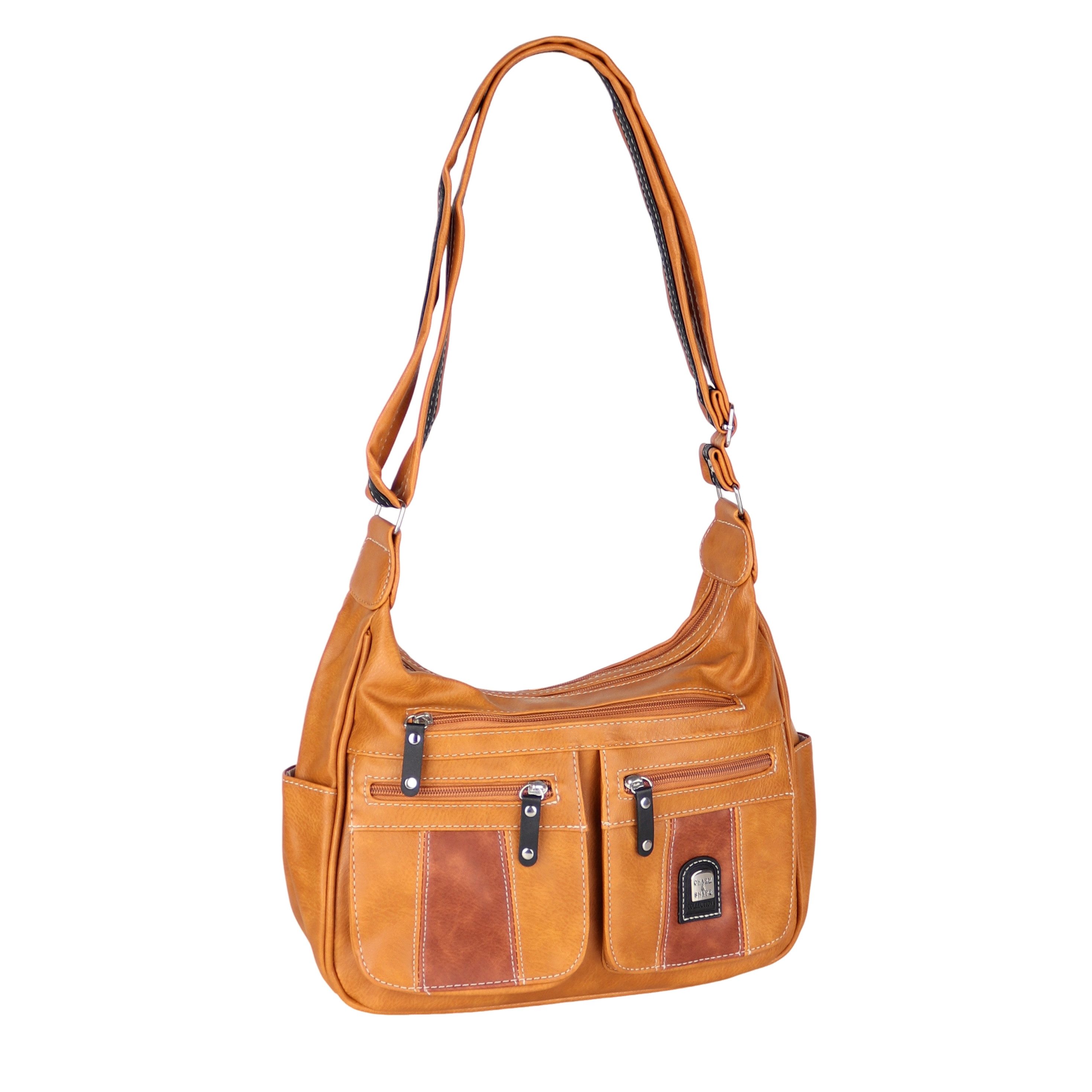 MIRROSI Umhängetasche Damen Schultertasche, 33x24x10cm Mittelgroß
