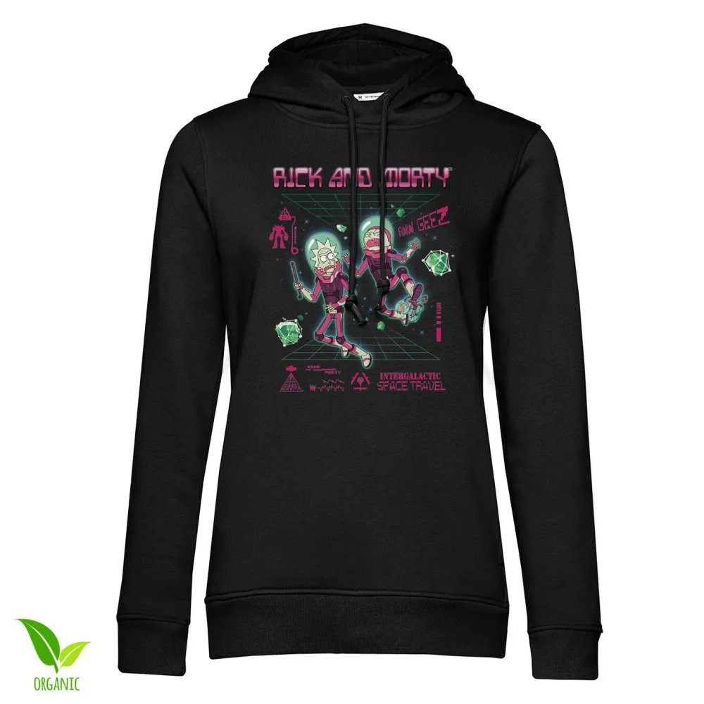 Rick and Morty Hoodie Intergalactic Space Travel Girly Hoodie