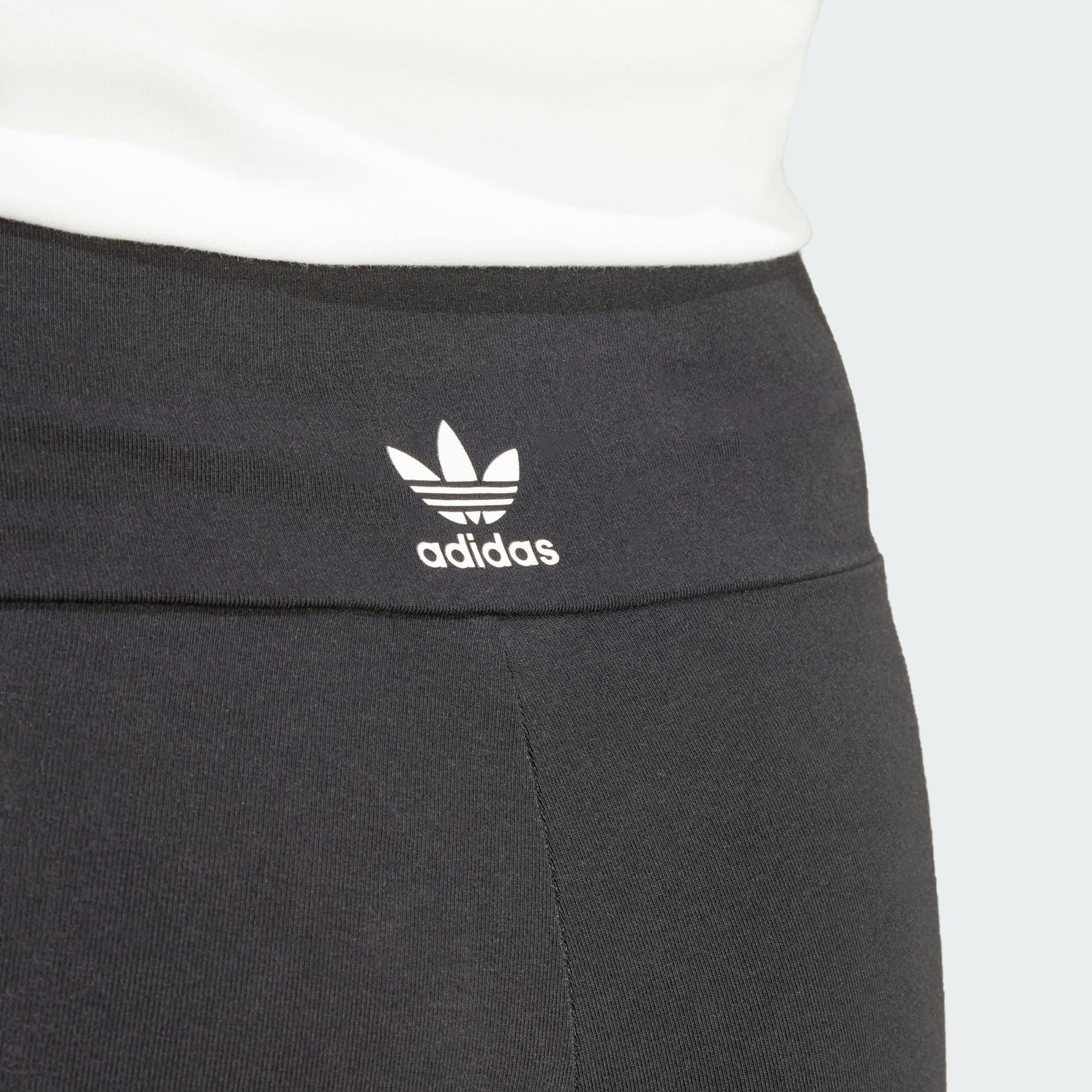 KURZE adidas Black LEGGINGS 3-STREIFEN COTTON Originals Leggings