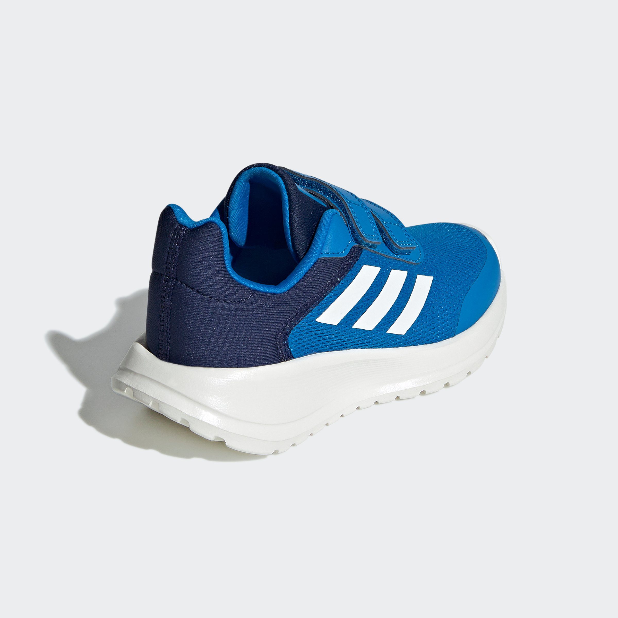 adidas Sportswear TENSAUR / Blue RUN Sneaker Dark Core Klettverschluss / White mit Rush Blue