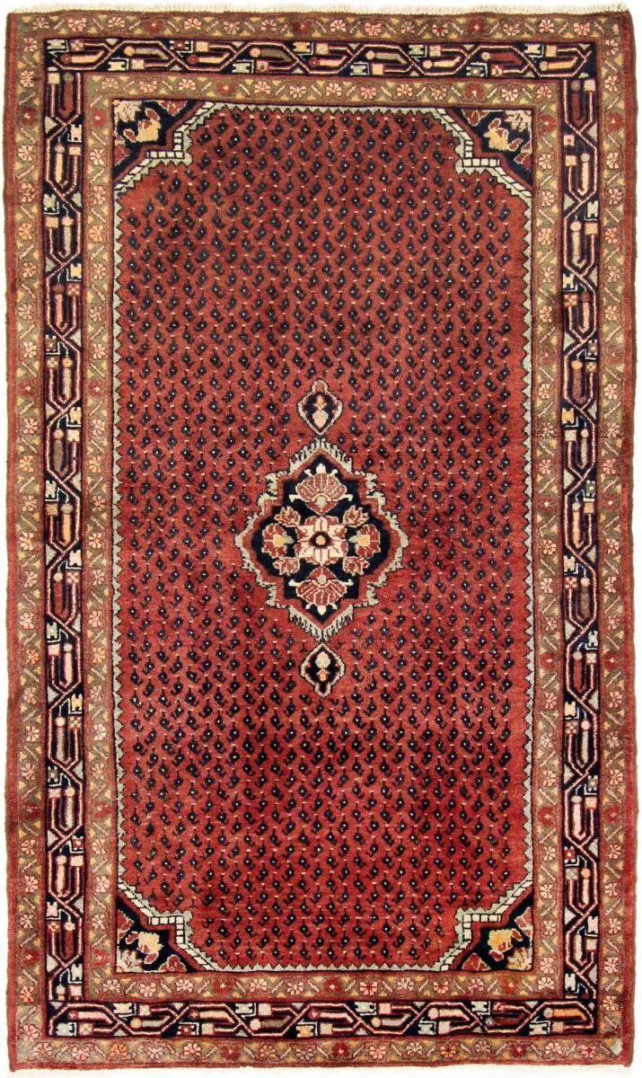 Orientteppich Hamadan 123x199 Handgeknüpfter Orientteppich / Nain rechteckig, Trading, 8 mm Höhe: Perserteppich