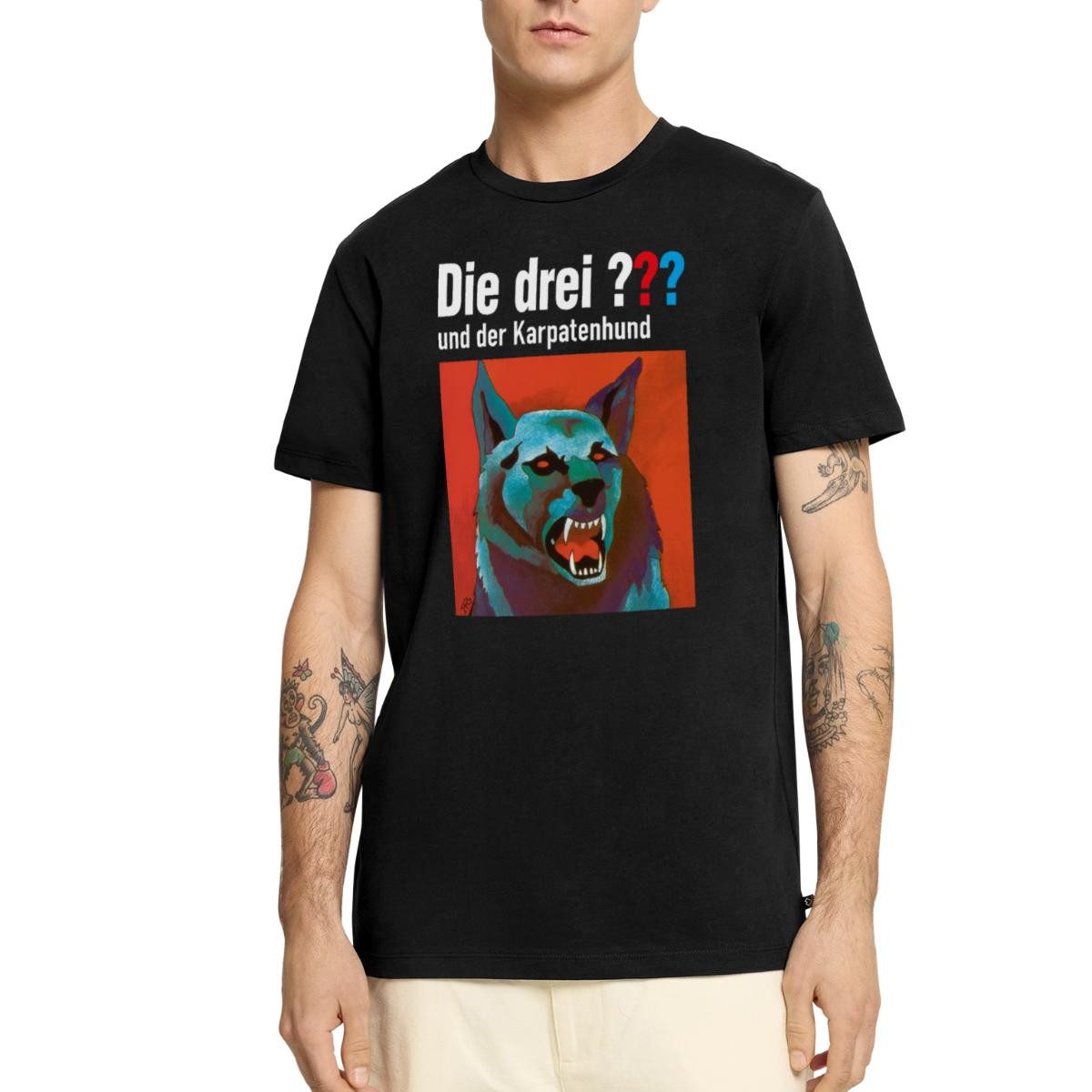 T-Shirt Die Drei Fragezeichen Und Der Karpatenhund Männer Premium T-Shirt