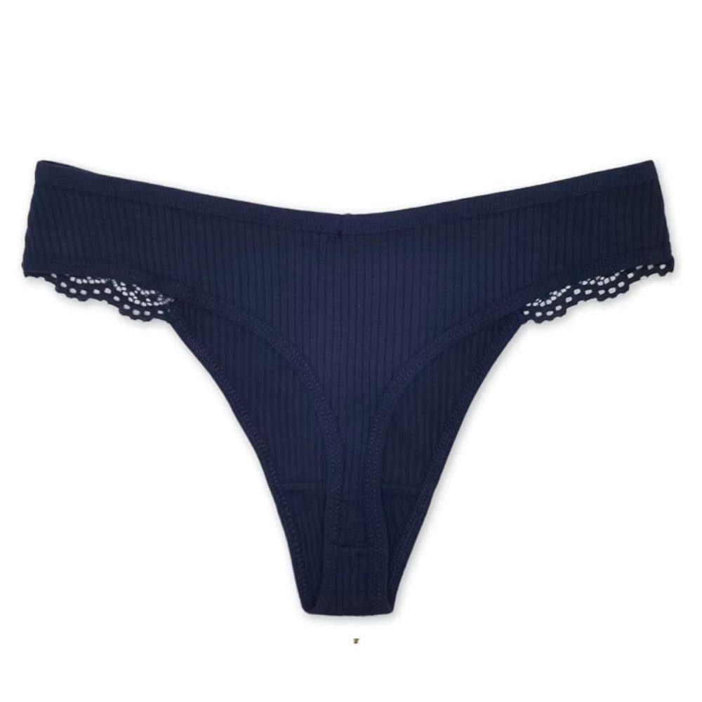 HO-Ersoka Stringtanga Damen Strings Spitze Baumwolle Set 6 Stück Tangas ...