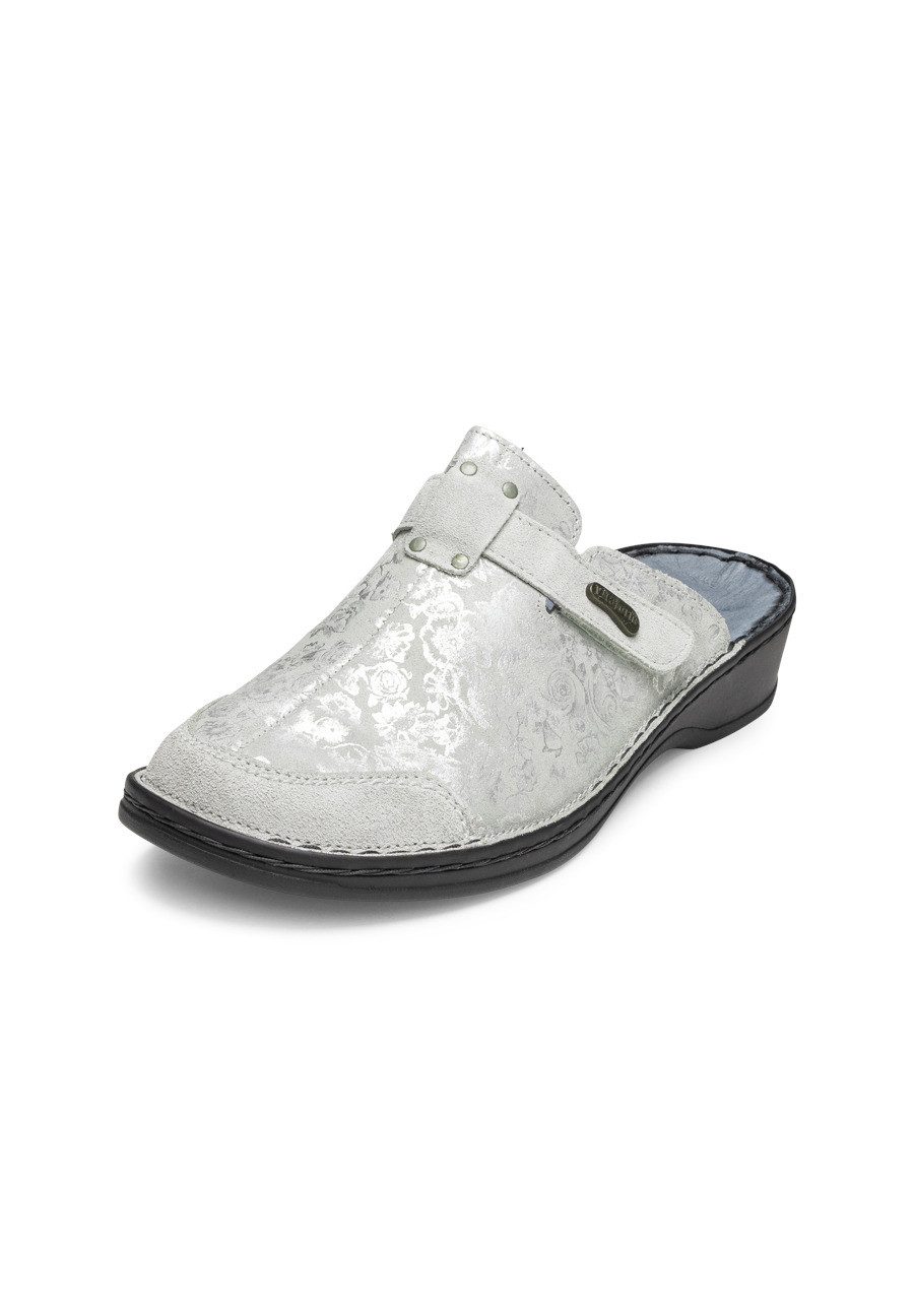 vitaform Damen Clogs Veloursleder Clog