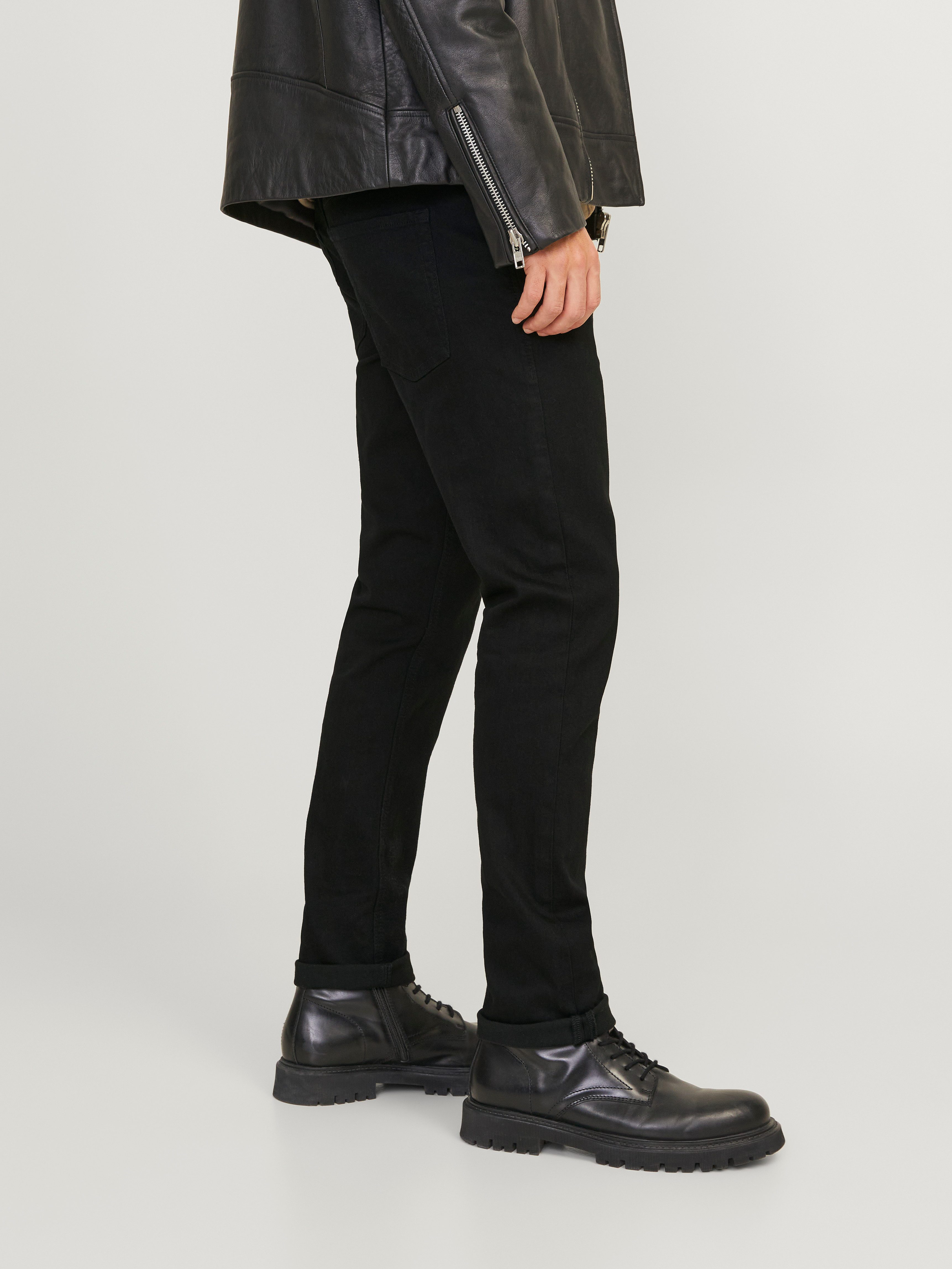 Jack & Jones Slim-fit-Jeans JJIGLENN Slim-Fit mit Stretch und praktischer 5-Pocket-Form Baumwollmischung, slim fit – Bild 2 von 5