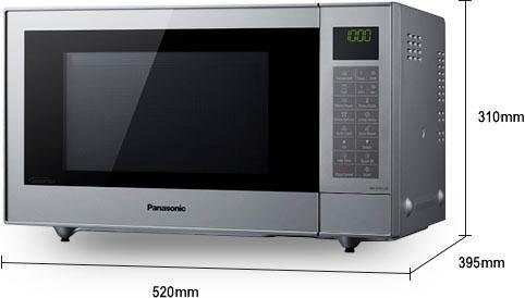 Panasonic Mikrowelle l 27 NN-CT57JMGPG, Grill und Heißluft