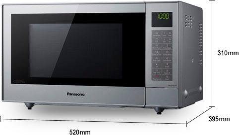 Panasonic und Grill l Mikrowelle NN-CT57JMGPG, 27 Heißluft,