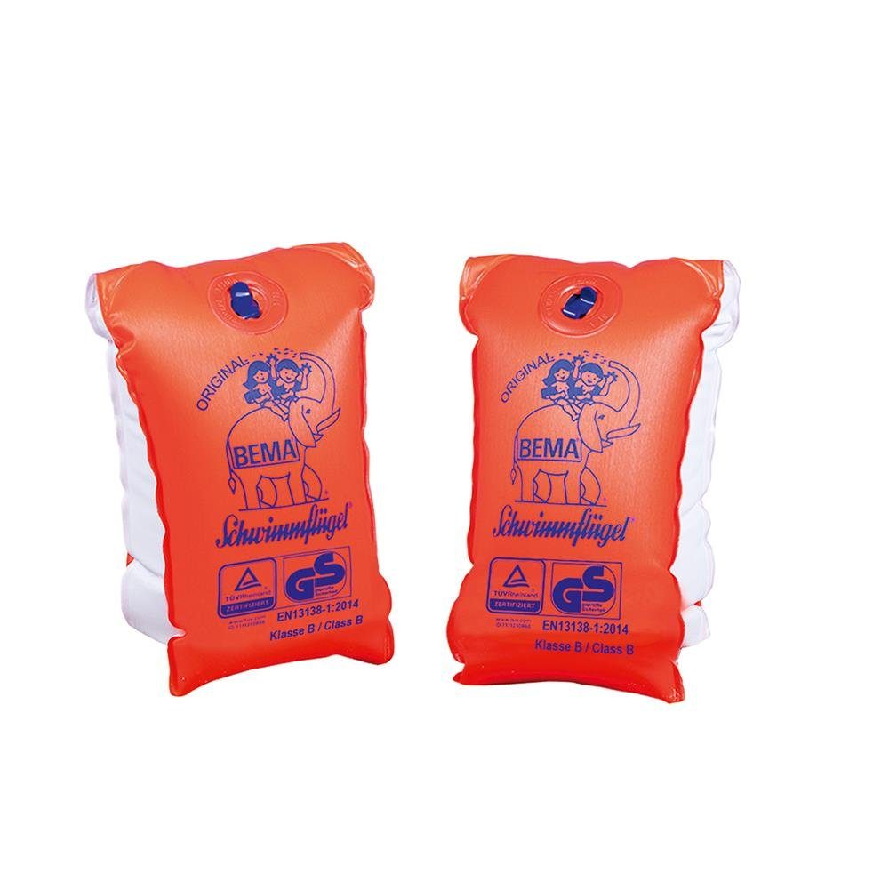 Bema Schwimmflügel 18001 Schwimmlernflügel Größe 0 für 1-6 Jahre 11-30 kg, Schwimmlernhilfe, Schwimmhilfe, Orange
