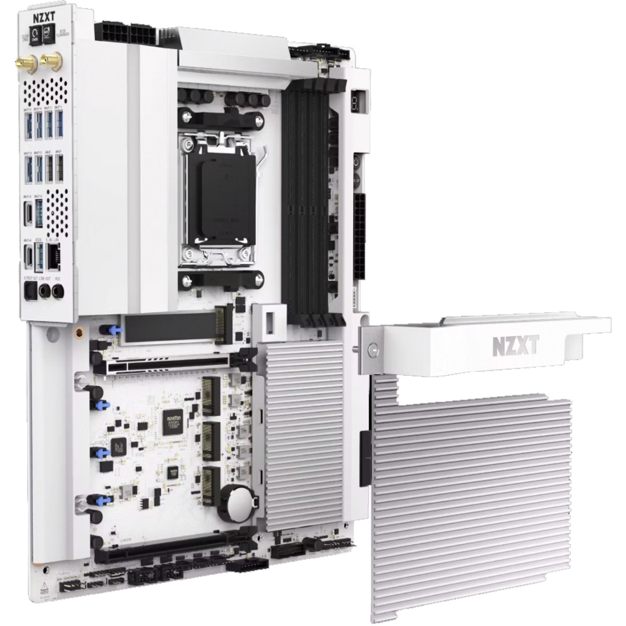 NZXT NZXT N9 X870E White, Mainboard Mainboard RGB Fusion