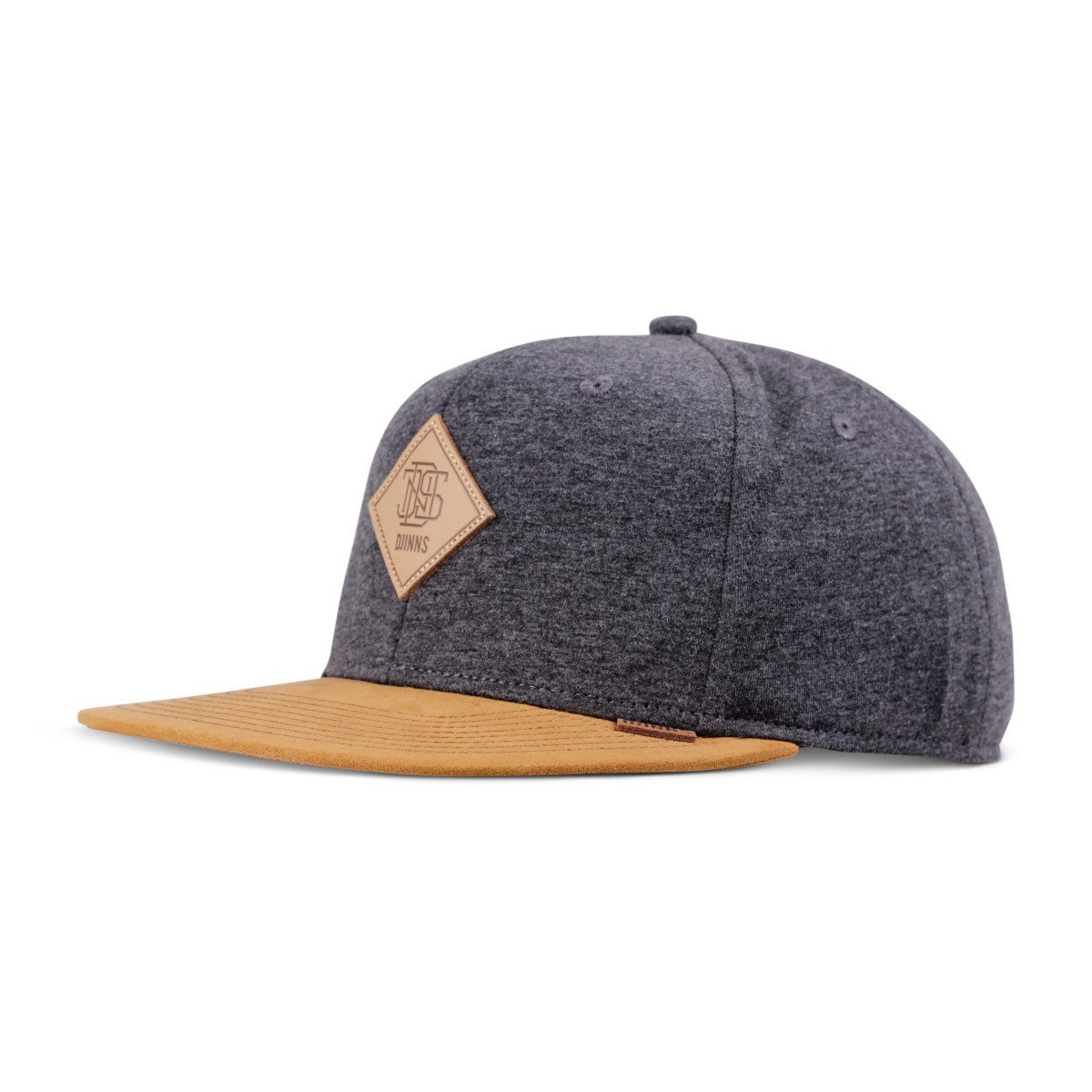Snapback Cap Djinns 6 Panel Snapback Cap Jersey Patch Charcoal Heather
