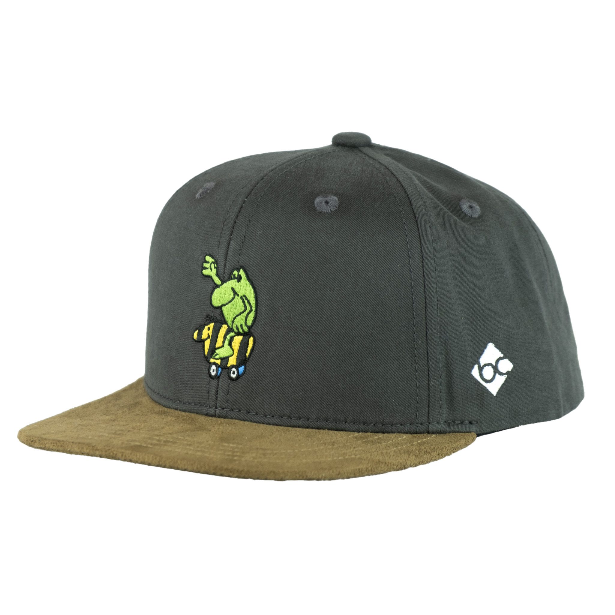 Snapback Cap Bavarian Caps Cap "Tigerententaxi" - blaugrau (Kinder) kids size