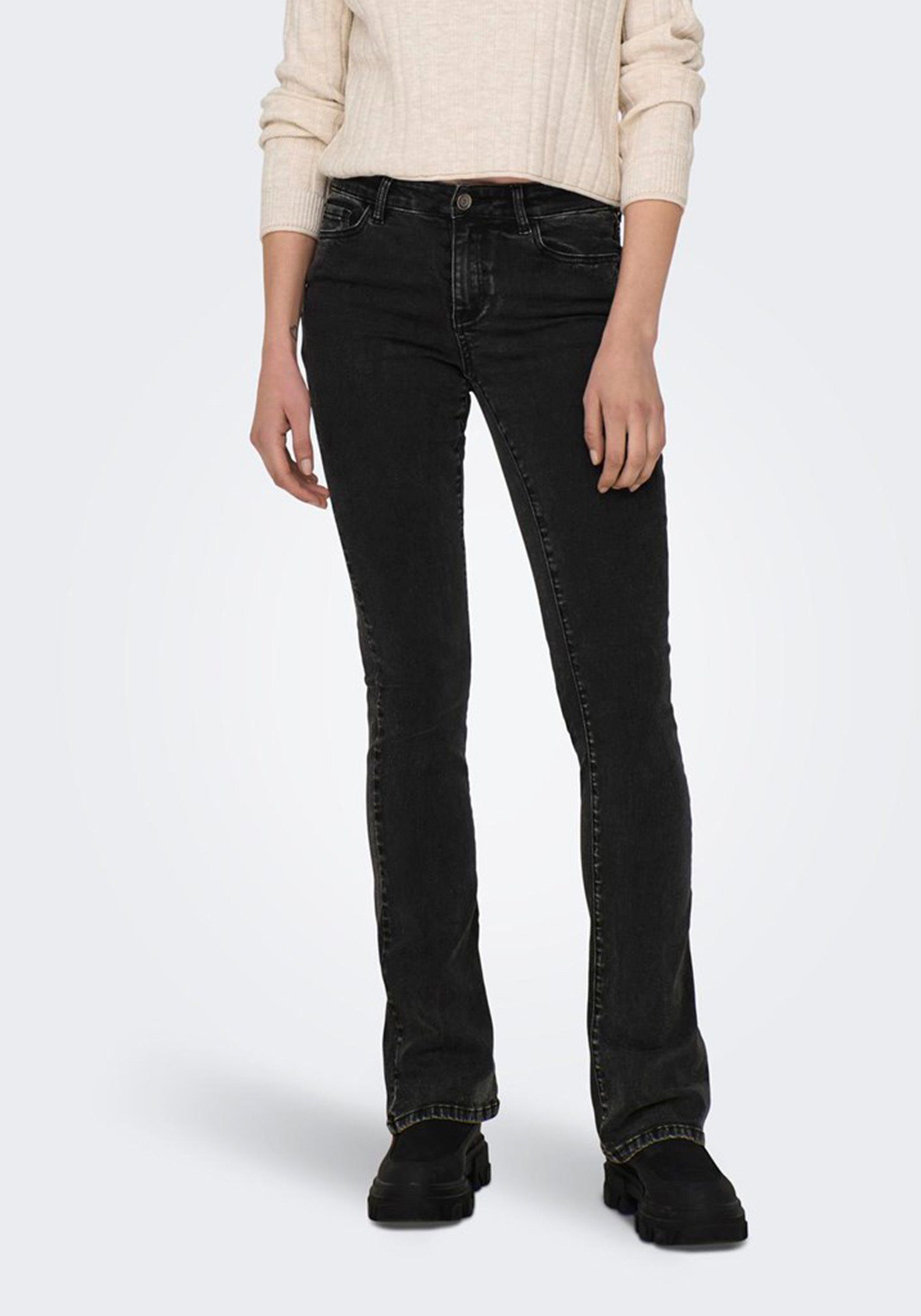 ONLY Bootcut-Jeans B800 Damen Bootcut Jeans günstig online kaufen