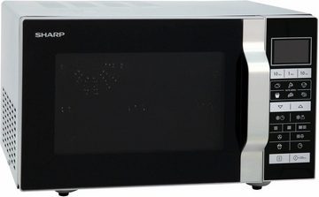 Sharp Mikrowelle R860S, Grill und Heißluft, 25 l