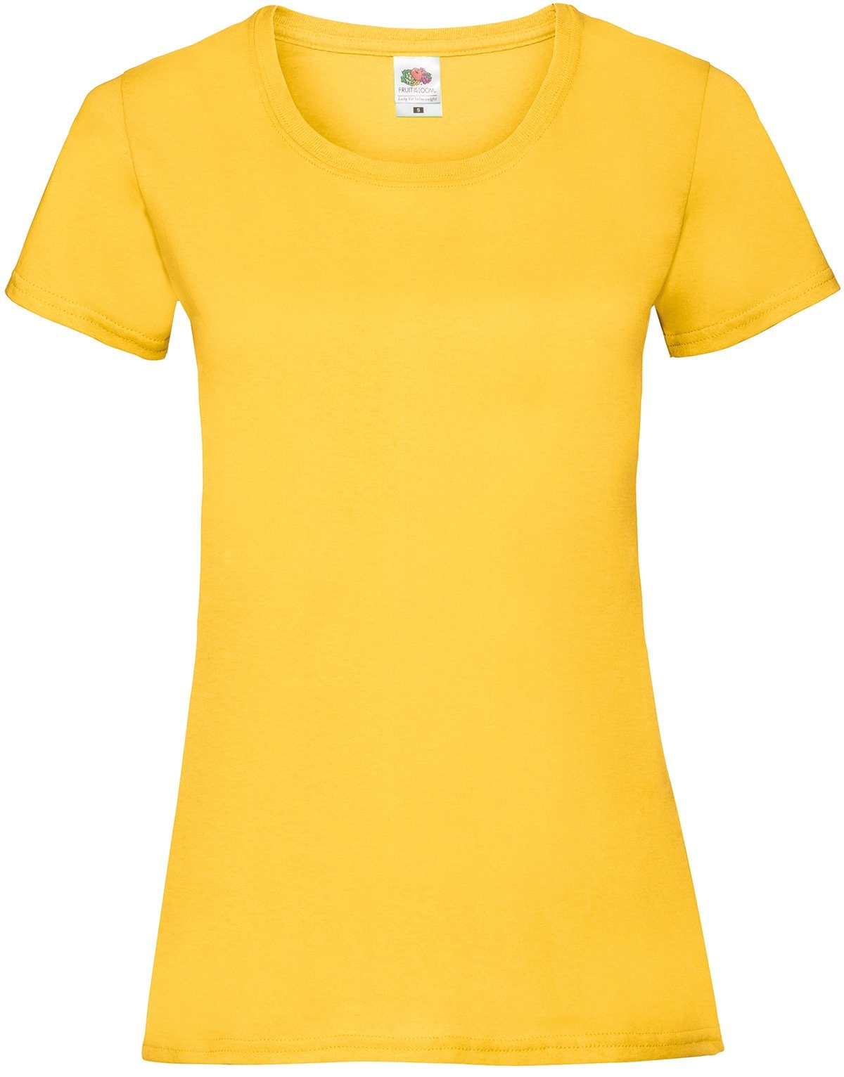 Fruit of the Loom Rundhalsshirt Fruit of the Loom Valueweight T Lady-Fit sonnenblumengelb