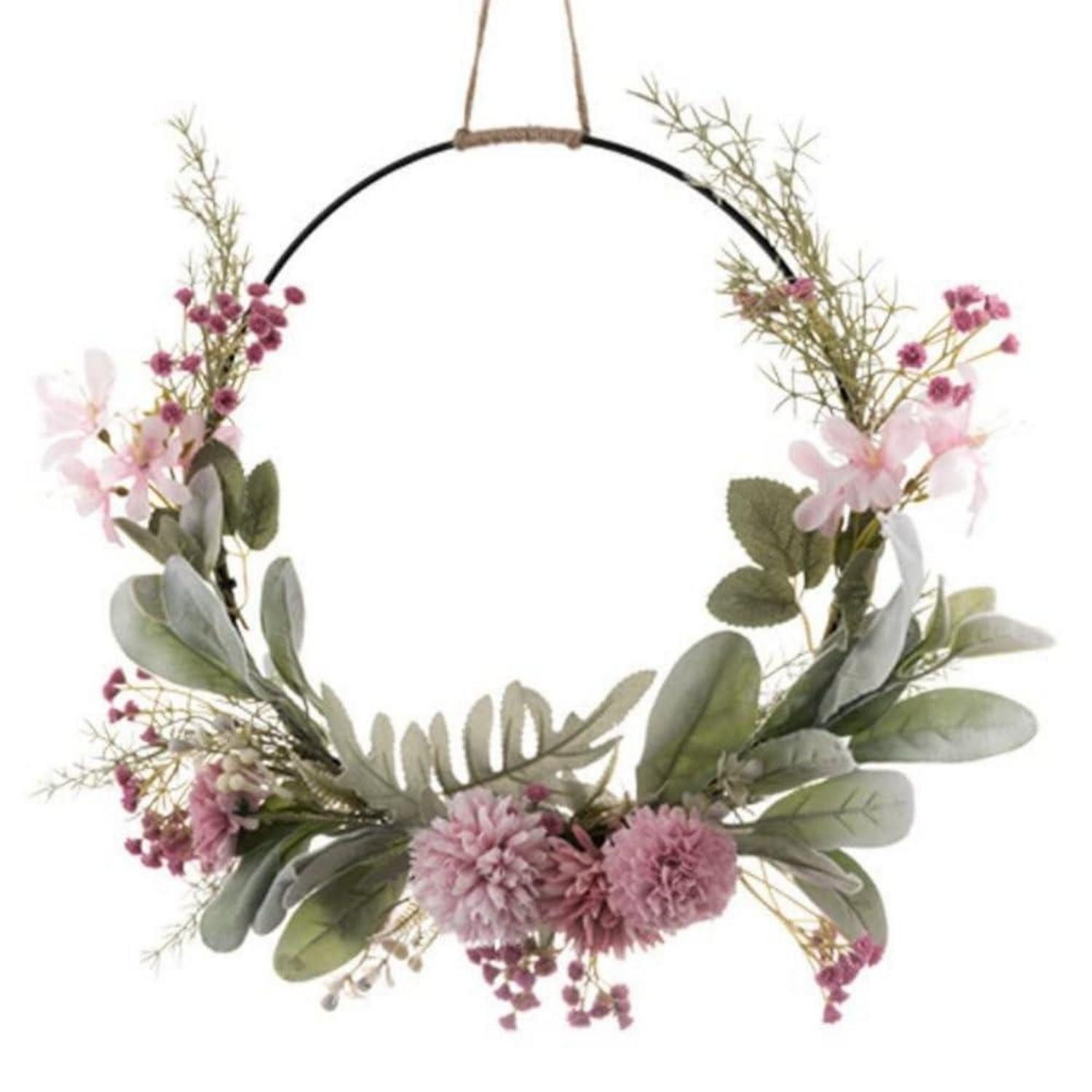 LuxusKollektion Dekokranz Türkranz Orchidee Künstlich 41cm Ganzjährig