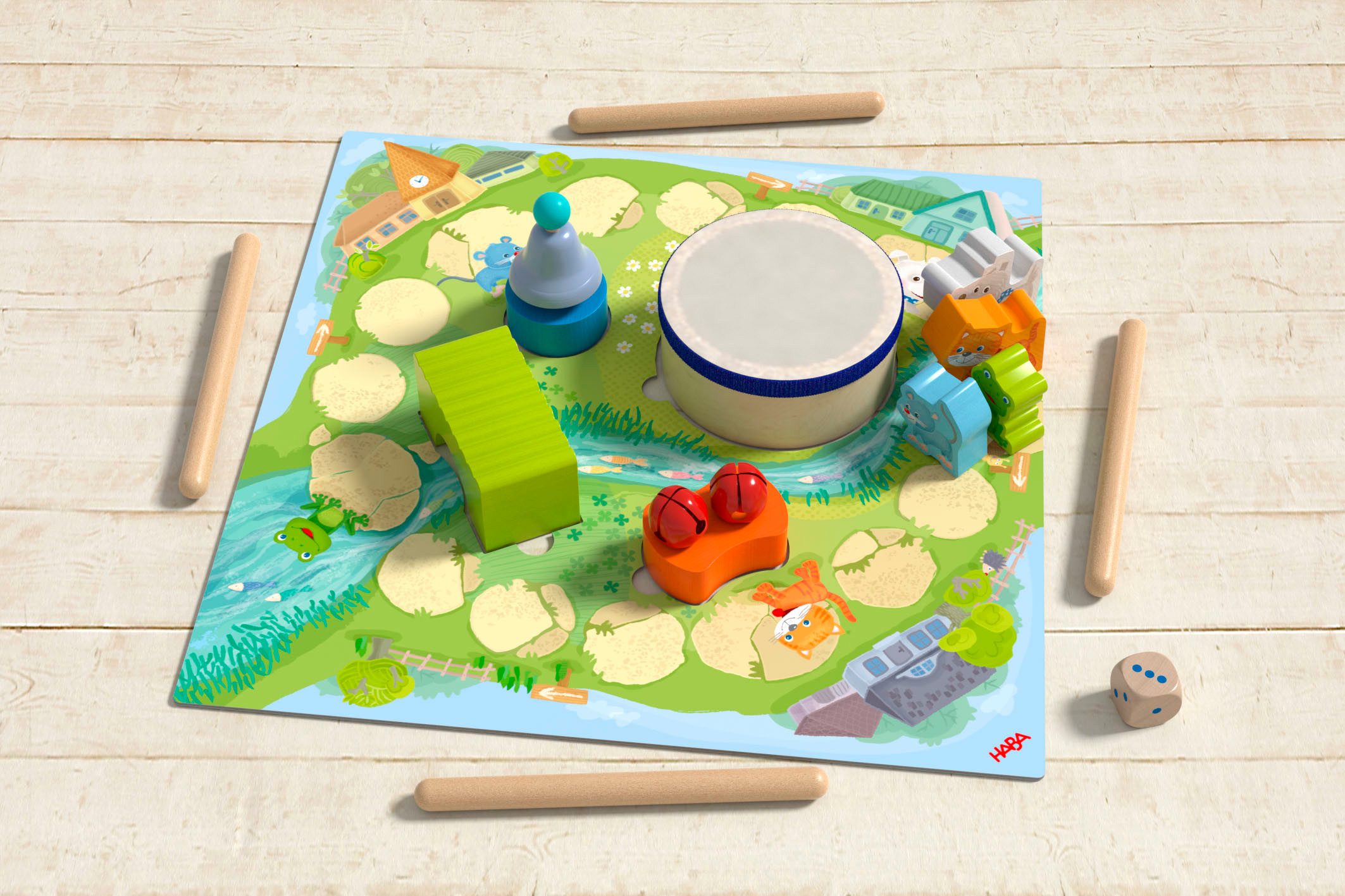 Haba Spiel Meine ersten Spiele - Klang-Spielesammlung Meine ersten Spiele, Kinderspiel, Made in Germany