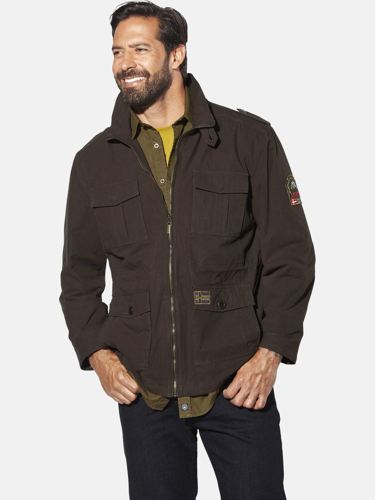 Jan Vanderstorm Fieldjacket BROR in modischer Used-Optik günstig online kaufen