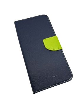 cofi1453 Handyhülle Buch Tasche "Fancy" für XIAOMI 11T Blau, Kunstleder Schutzhülle Handy Wallet Case Cover mit Kartenfächern, Standfunktion