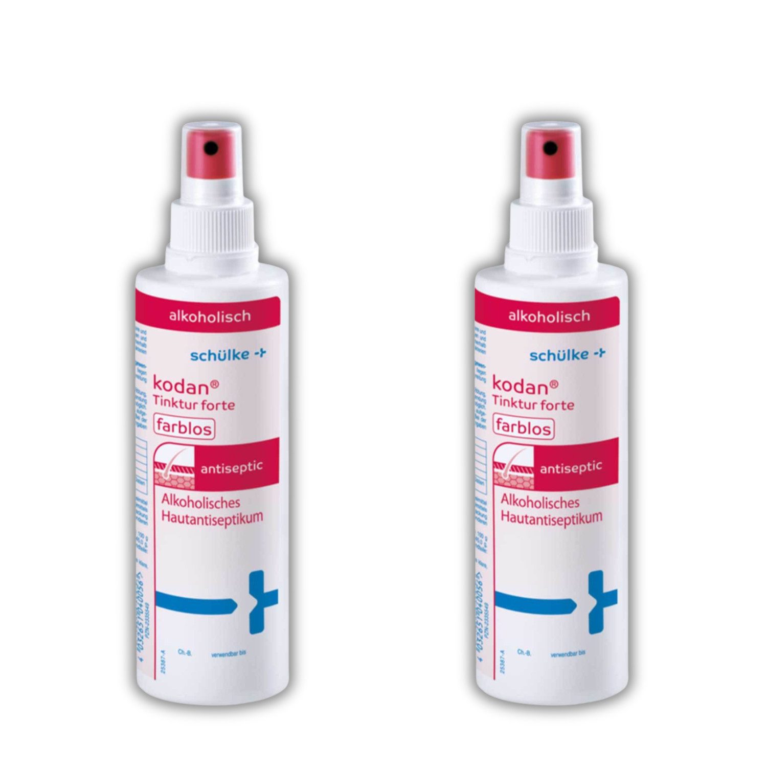 schülke Kodan Tinktur Forte farblos 2 x 250 ml Hautantiseptikum Hand-Desinfektionsmittel