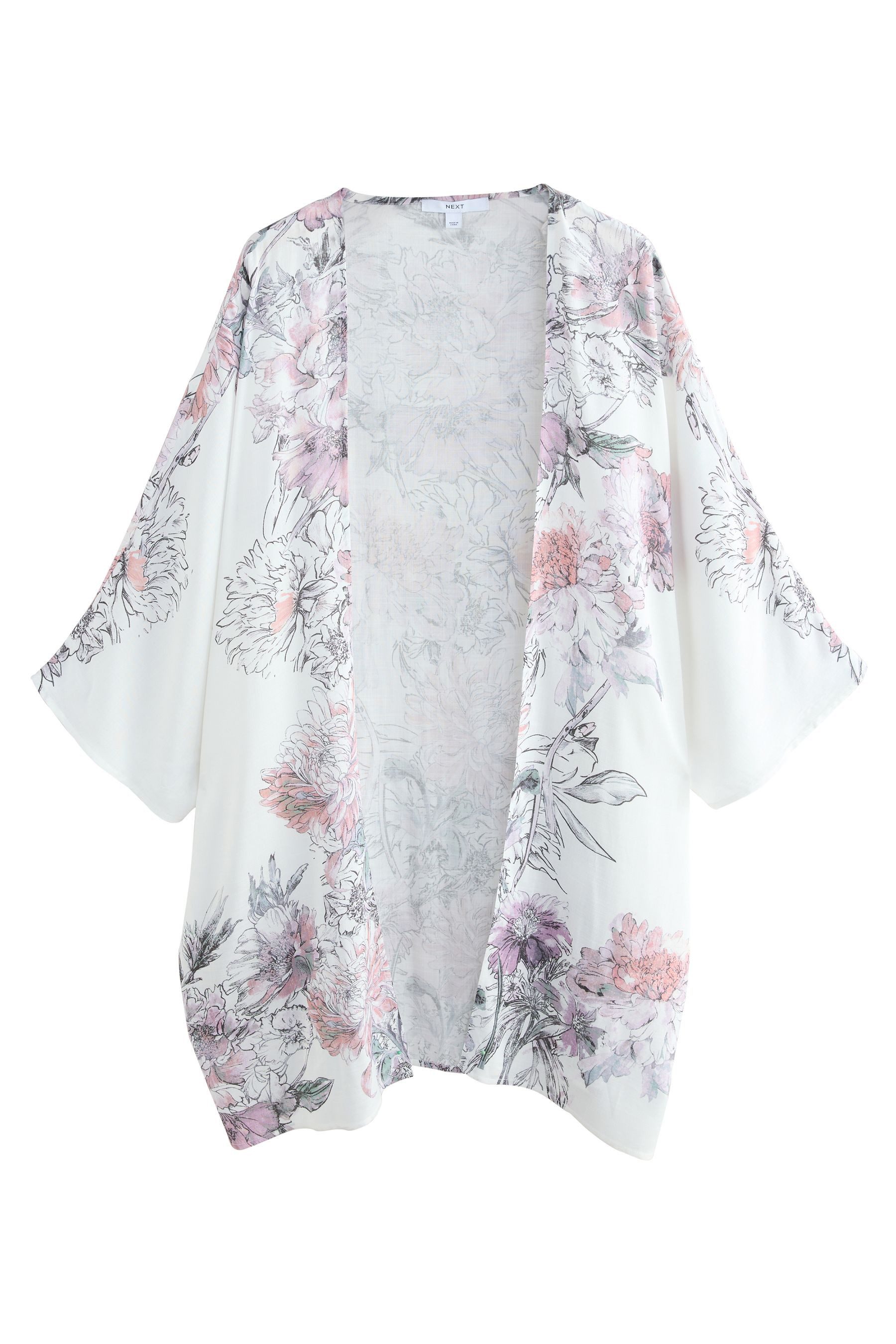 Next Strandkleid Langer, gespleißter Kimono (1-tlg) günstig online kaufen
