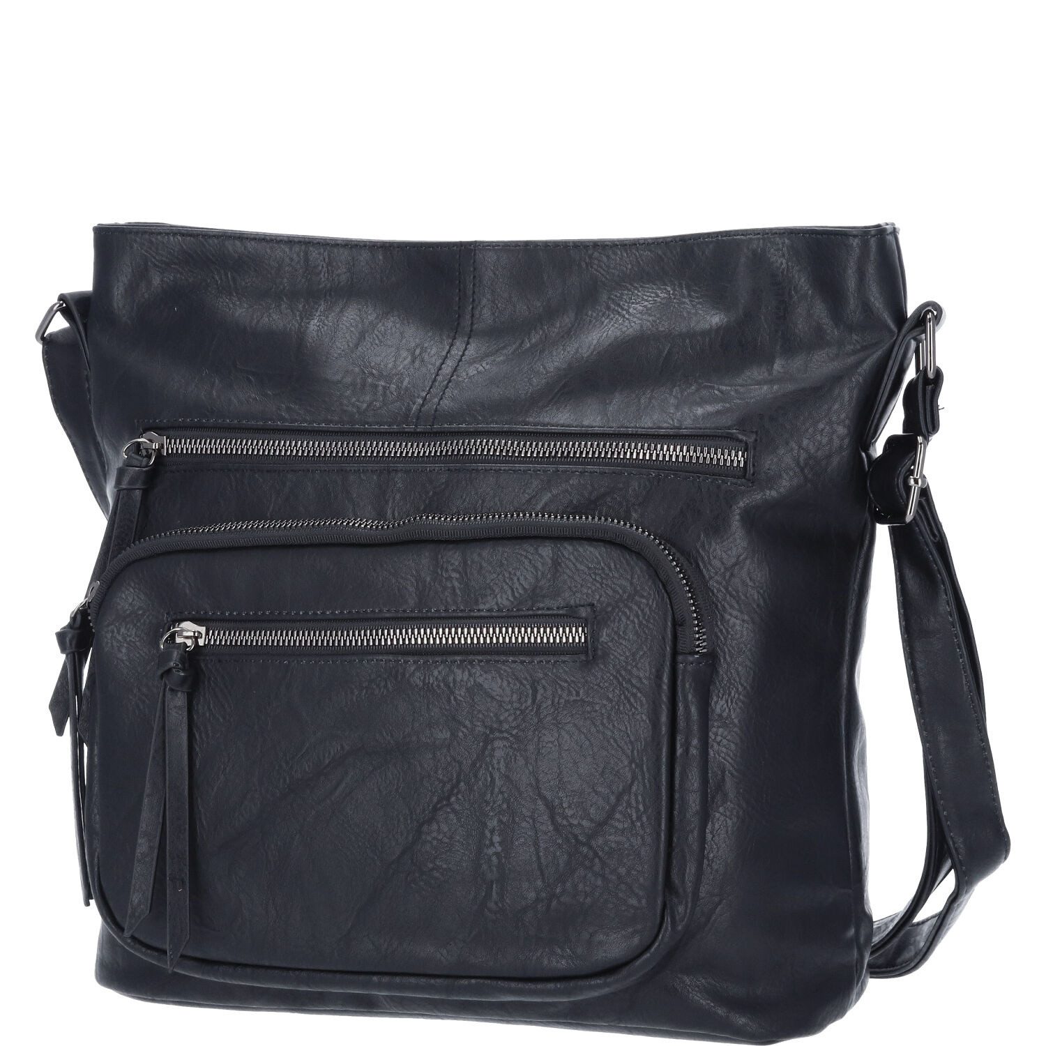 Umhängetasche Antonio Damen Handtasche schwarz