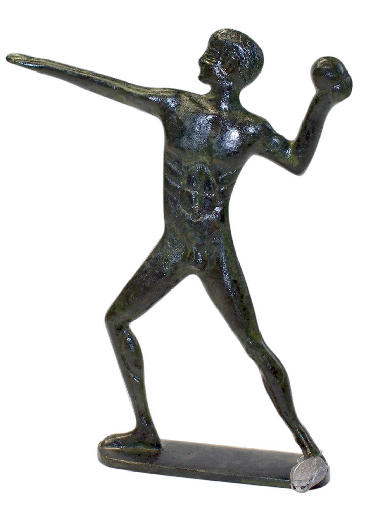 Skulptur Olympischer Kugelstoßer