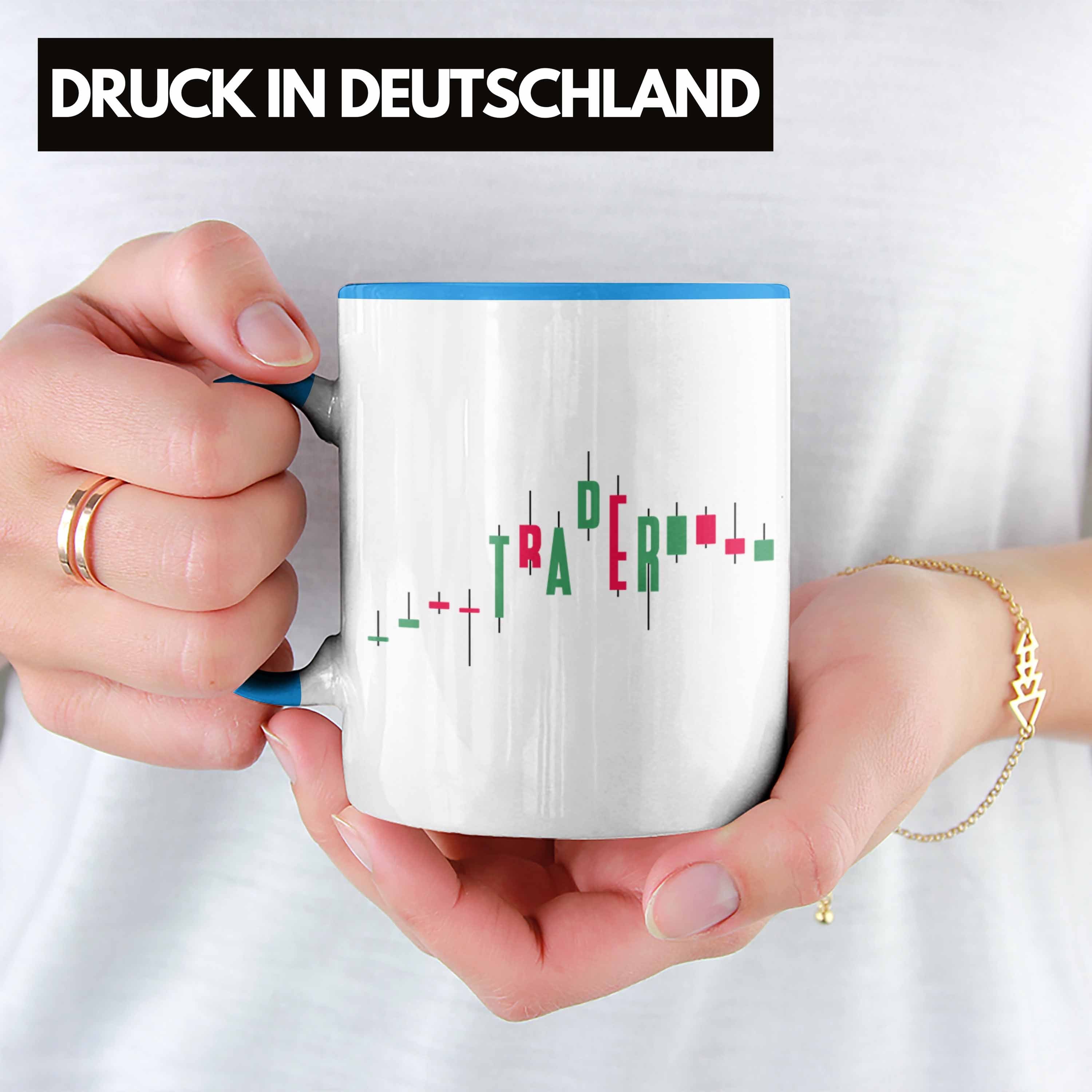 Lustiges Trendation für Aktien Blau Börse Geschenk "Trader" Investment Tasse Tasse Aktien