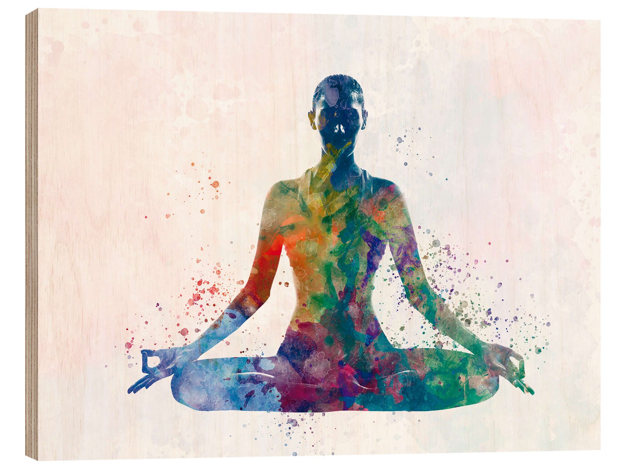 Posterlounge Wandbild Yoga-Übung IV, nobelart, erhältlich als Poster, Leinwandbild, Wandsticker oder Acrylglasbild