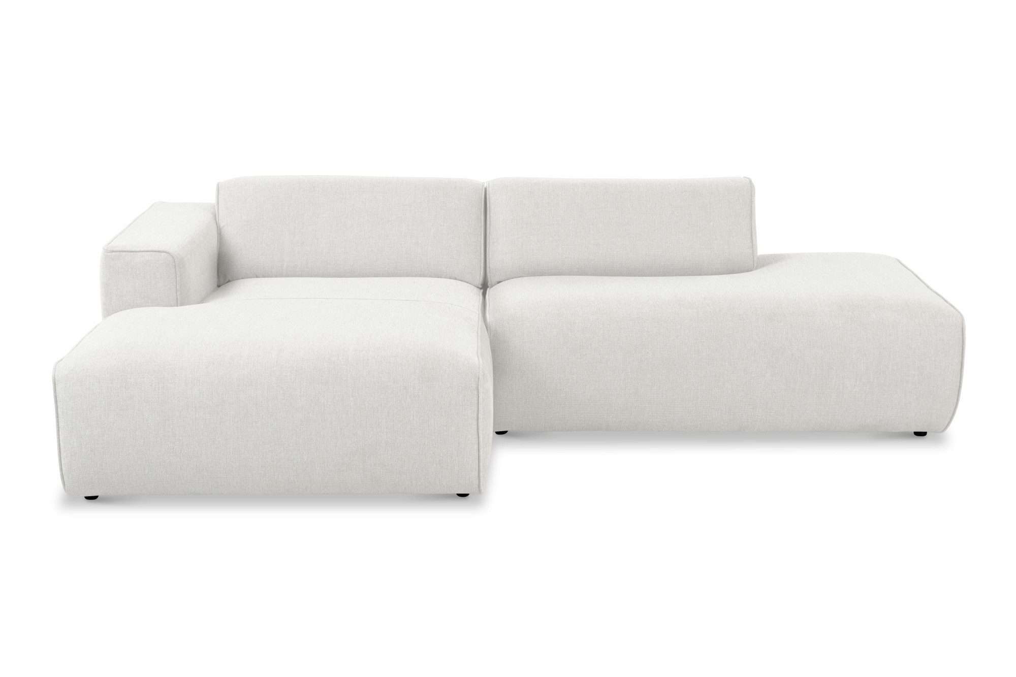andas Ecksofa "Noord mit Kedernaht, Breite 227 cm, L-Form", Cord, Struktur, günstig online kaufen