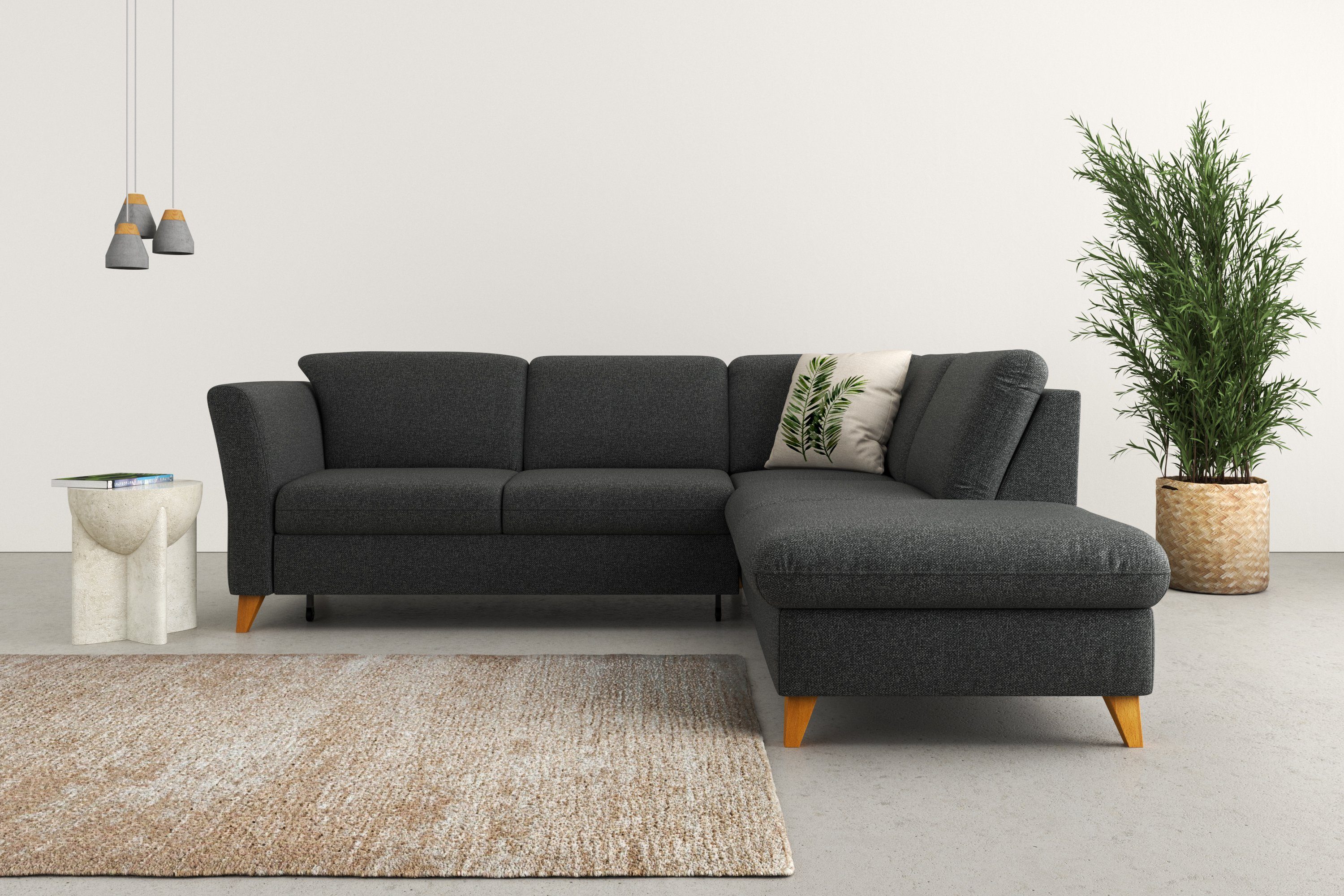 Home affaire Ecksofa Trelleborg L-Form, Federkern-Polsterung, günstig online kaufen