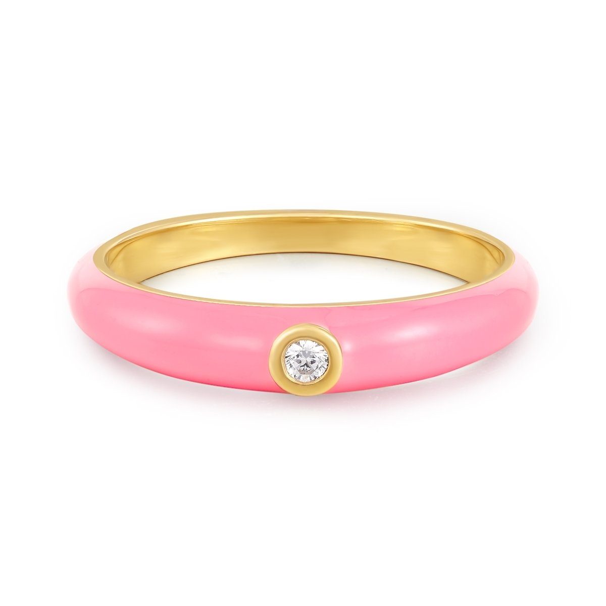 Silberring gelbgold