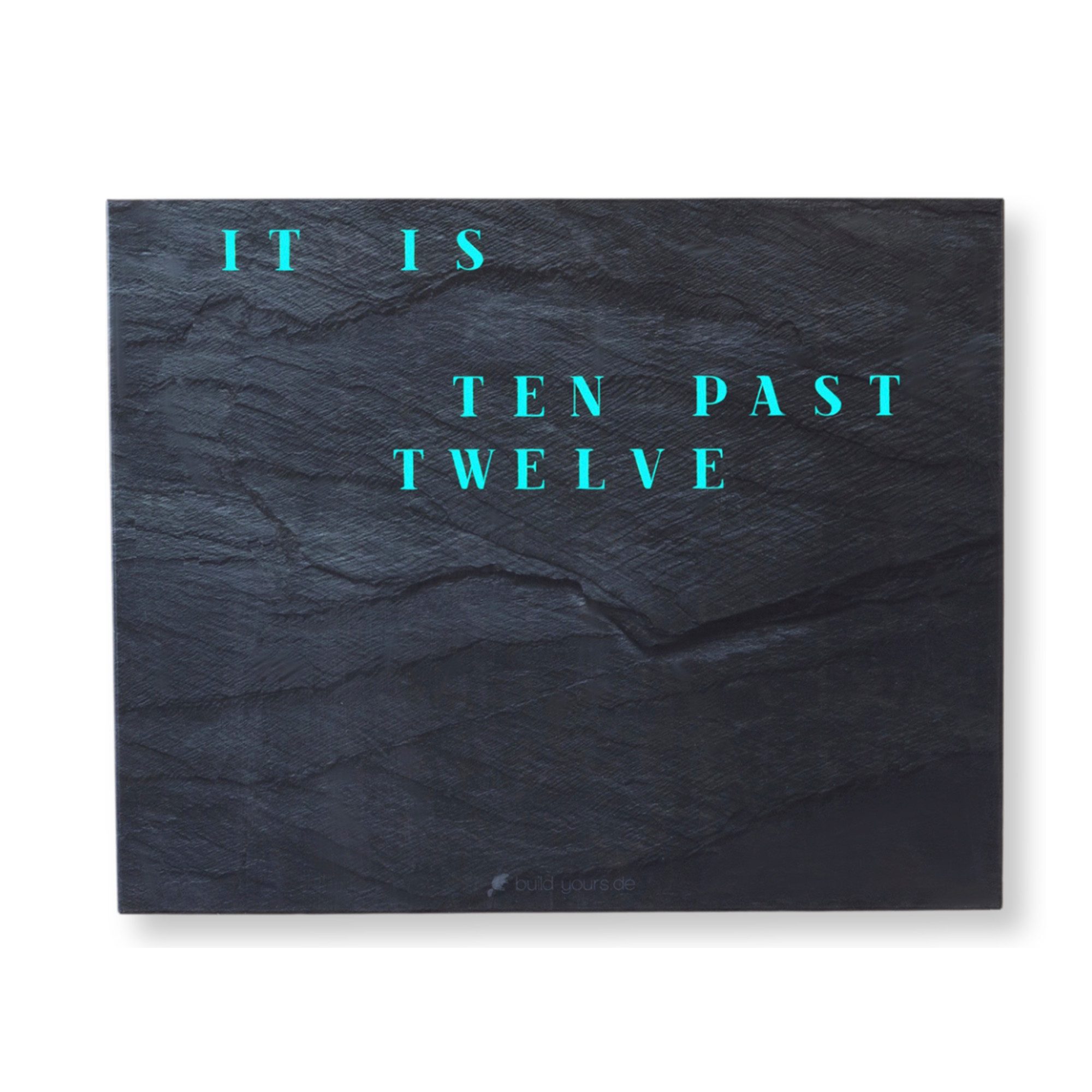 build-yours.de Wanduhr Wortuhr Jupiter in Deutsch - LED Wanduhr zum Aufhäng günstig online kaufen