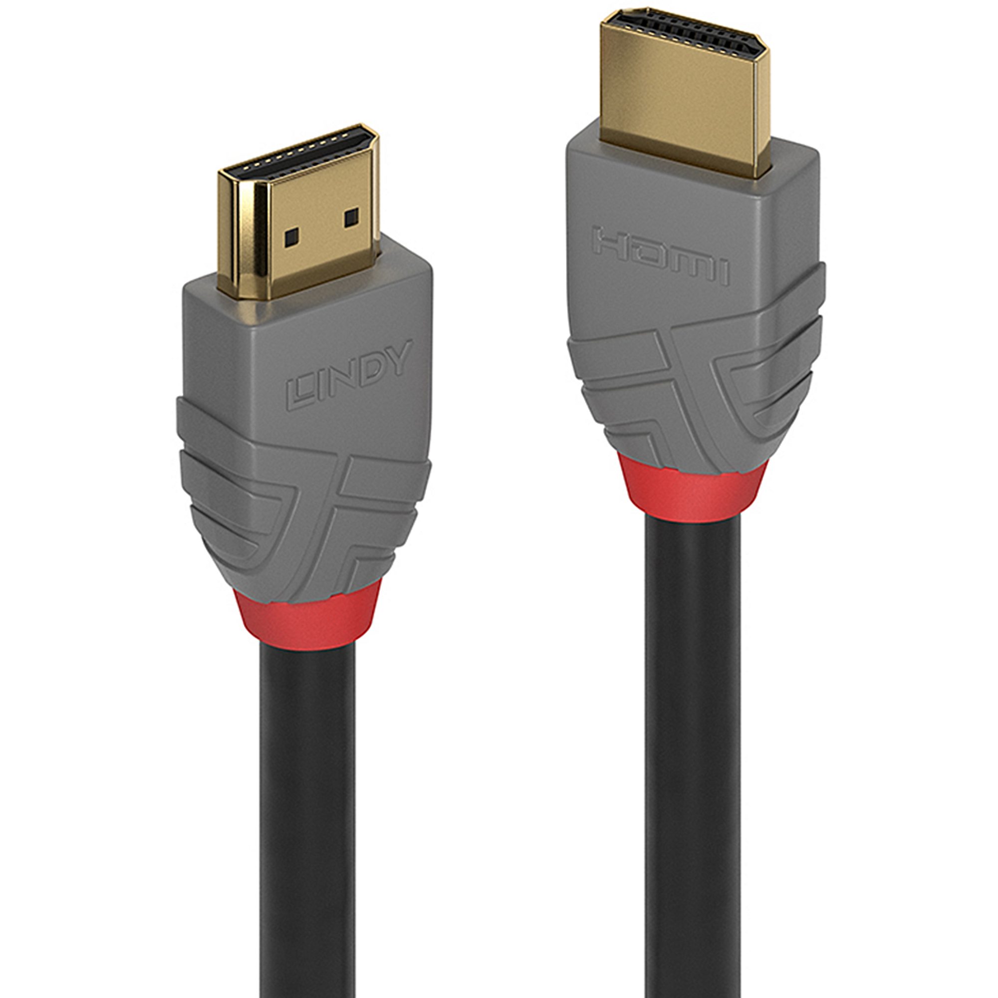 Lindy Lindy High Speed HDMI Kabel, Anthra Line, (2 Meter) Audio- & Video-Kabel