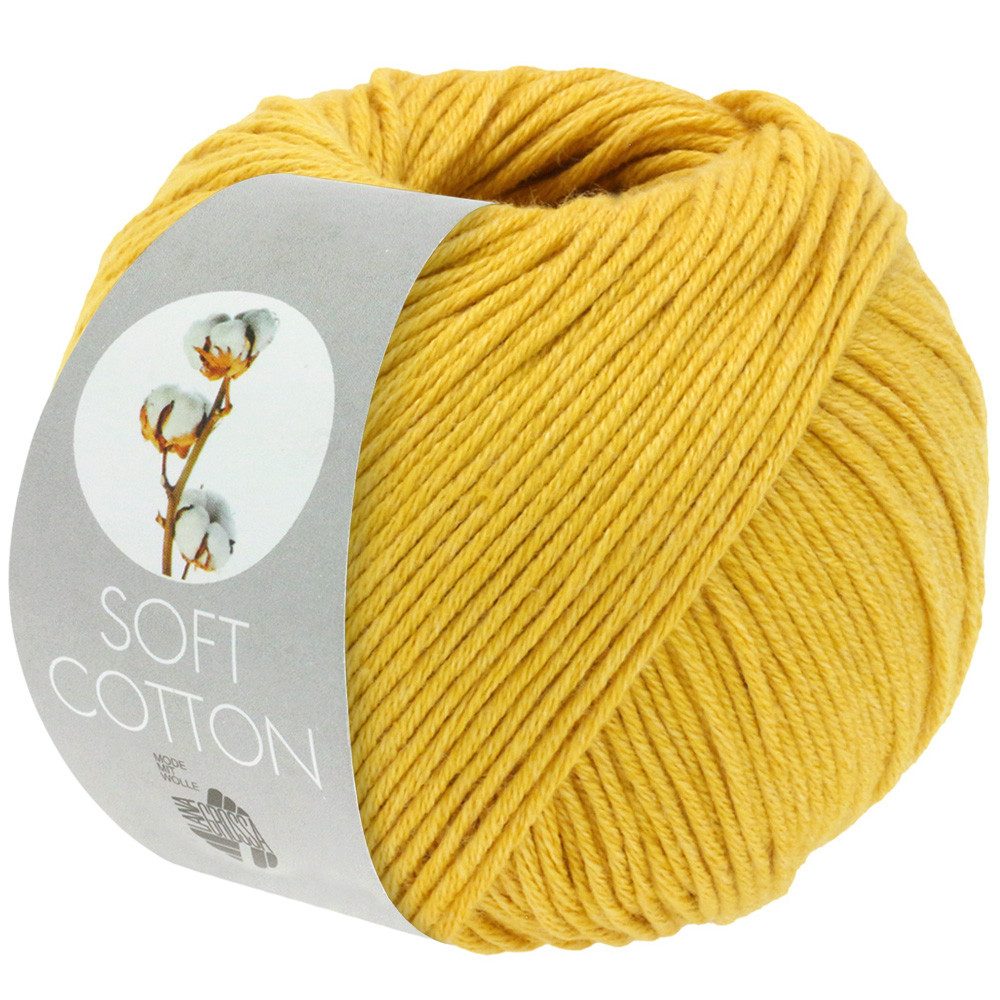 LANA GROSSA SOFT COTTON Häkelwolle, 140 m (weiches, vielseitiges Garn für höchsten Tragekomfort), 50 g