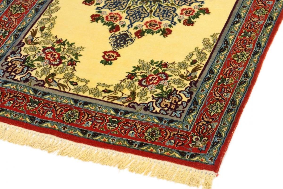 mm Trading, 6 Orientteppich, Orientteppich Handgeknüpfter Isfahan Nain rechteckig, 68x101 Höhe: Seidenkette