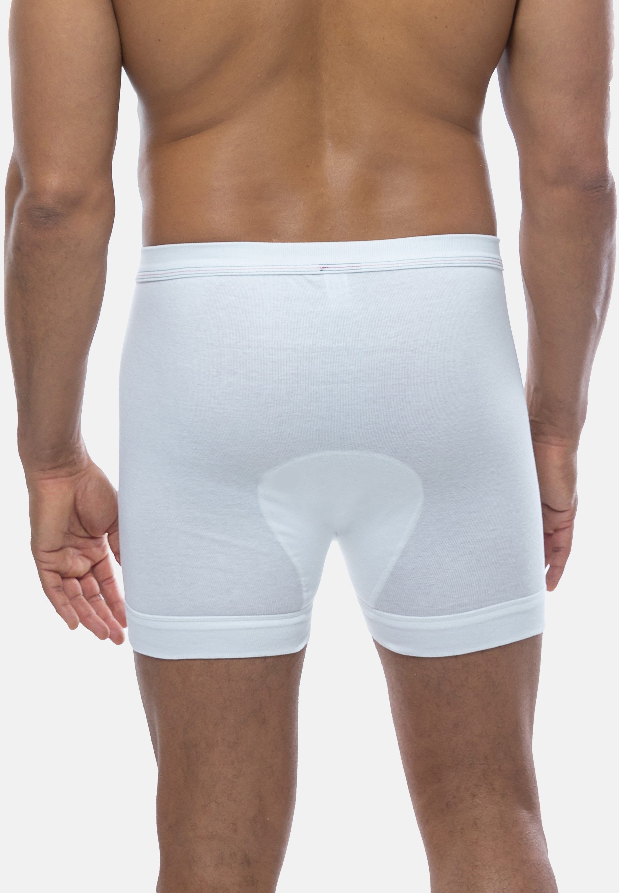 conta Retro Boxer 10er Pack Feinripp (Spar-Set, 10-St) Unterhose kurz - Baumwolle - mit Eingriff - Formstabil, Pflegeleicht