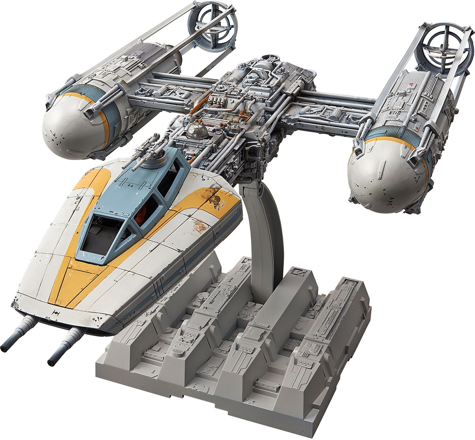 Bandai Modellbausatz Star Wars - Y-Wing Starfighter, Maßstab 1:72