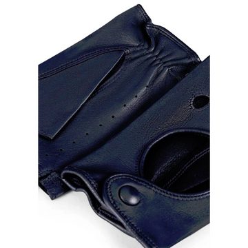 Roeckl Lederhandschuhe Roeckl Florenz Autofahrer Damen Lederhandschuhe Classic Navy