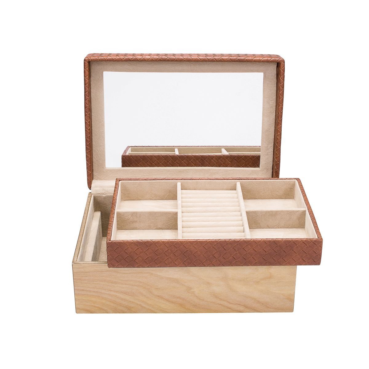 WINDROSE Schmuckkasten L Wood geflochten günstig online kaufen
