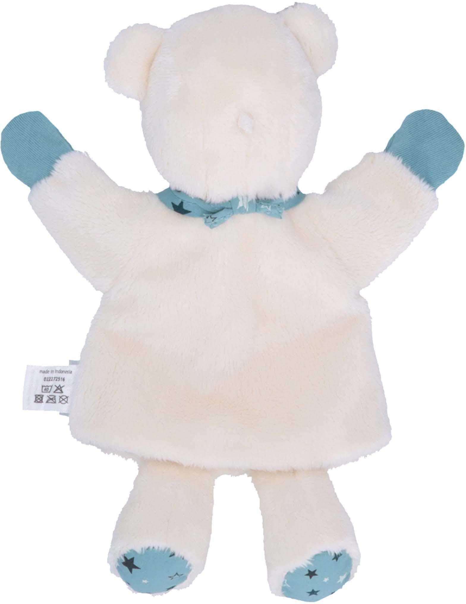 Sterntaler® Handpuppe Eisbär für Elia, Kinderhände