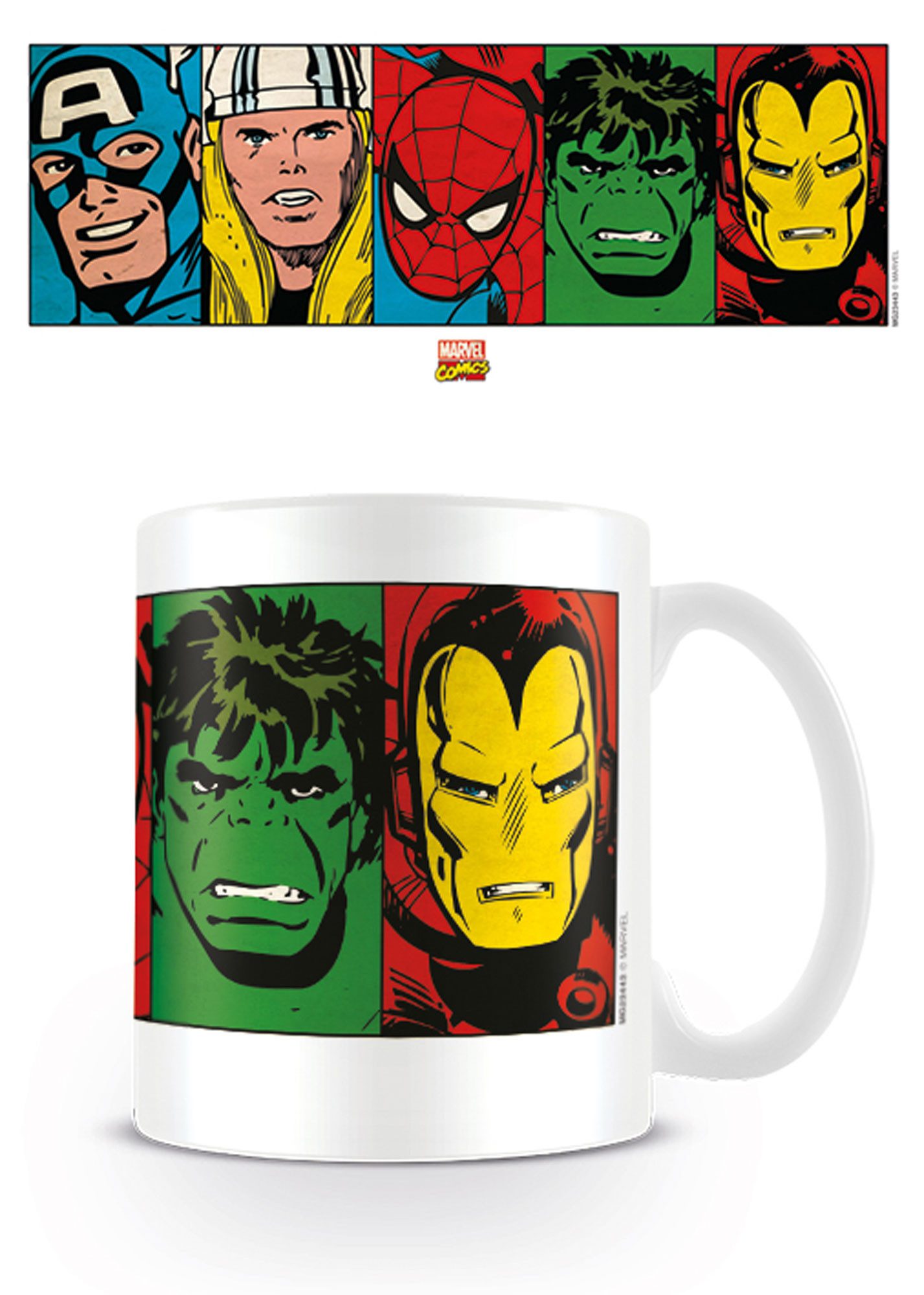 Tasse Marvel - Lizenz Чашки - Retro Face