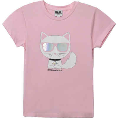 KARL LAGERFELD T-Shirt »Karl Lagerfeld T-Shirt rosa Katze Choupette«