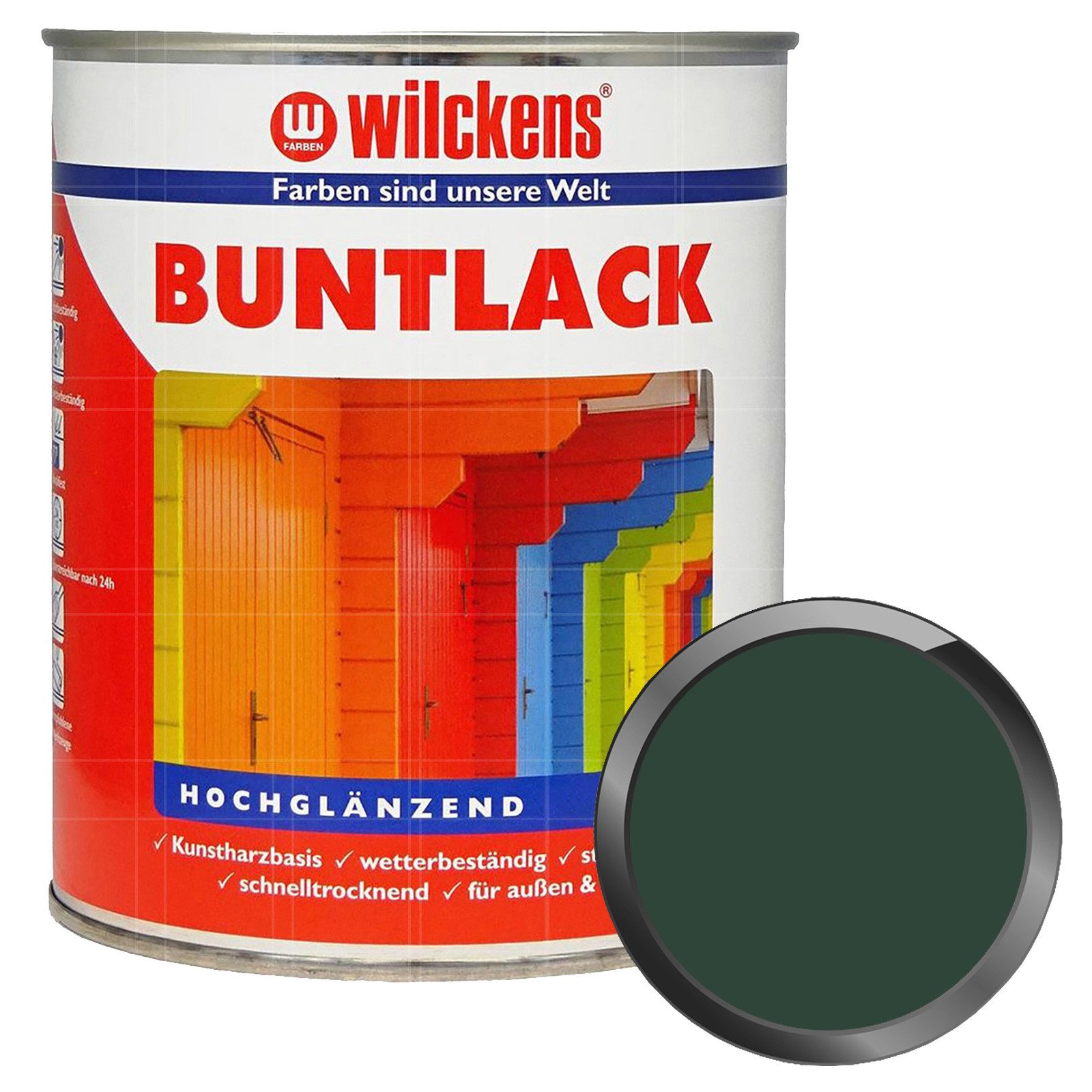 Wilckens Farben Lack Buntlack hochglänzend - 0.75 Liter