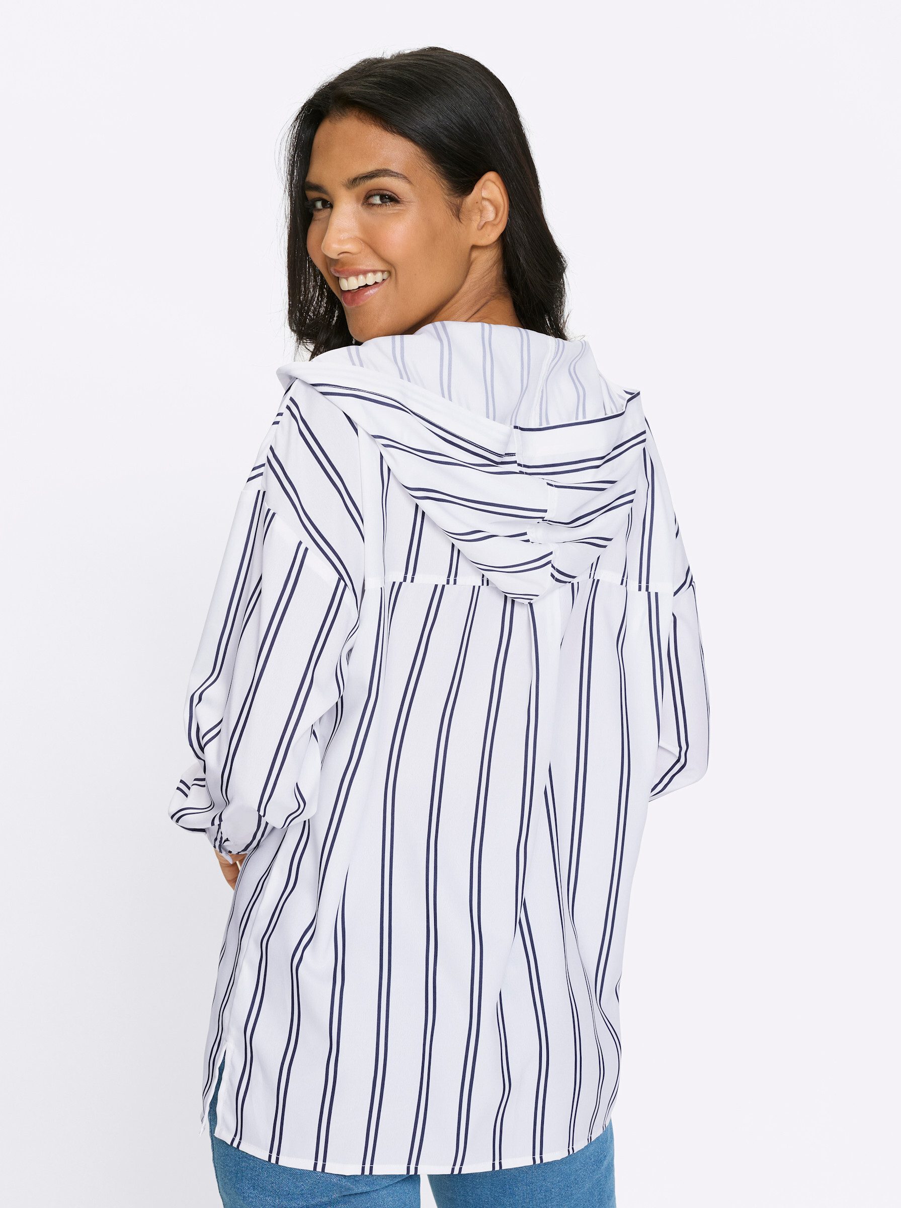 Sieh an! Klassische Bluse Longbluse . günstig online kaufen