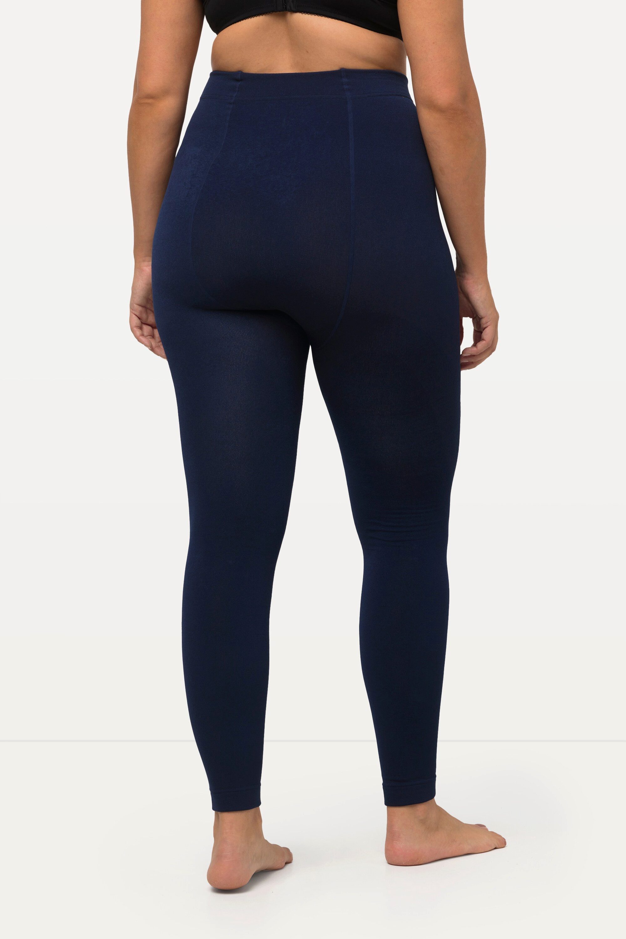 Ulla Popken Feinstrumpfhose Thermo-Strumpfleggings Elastikbund