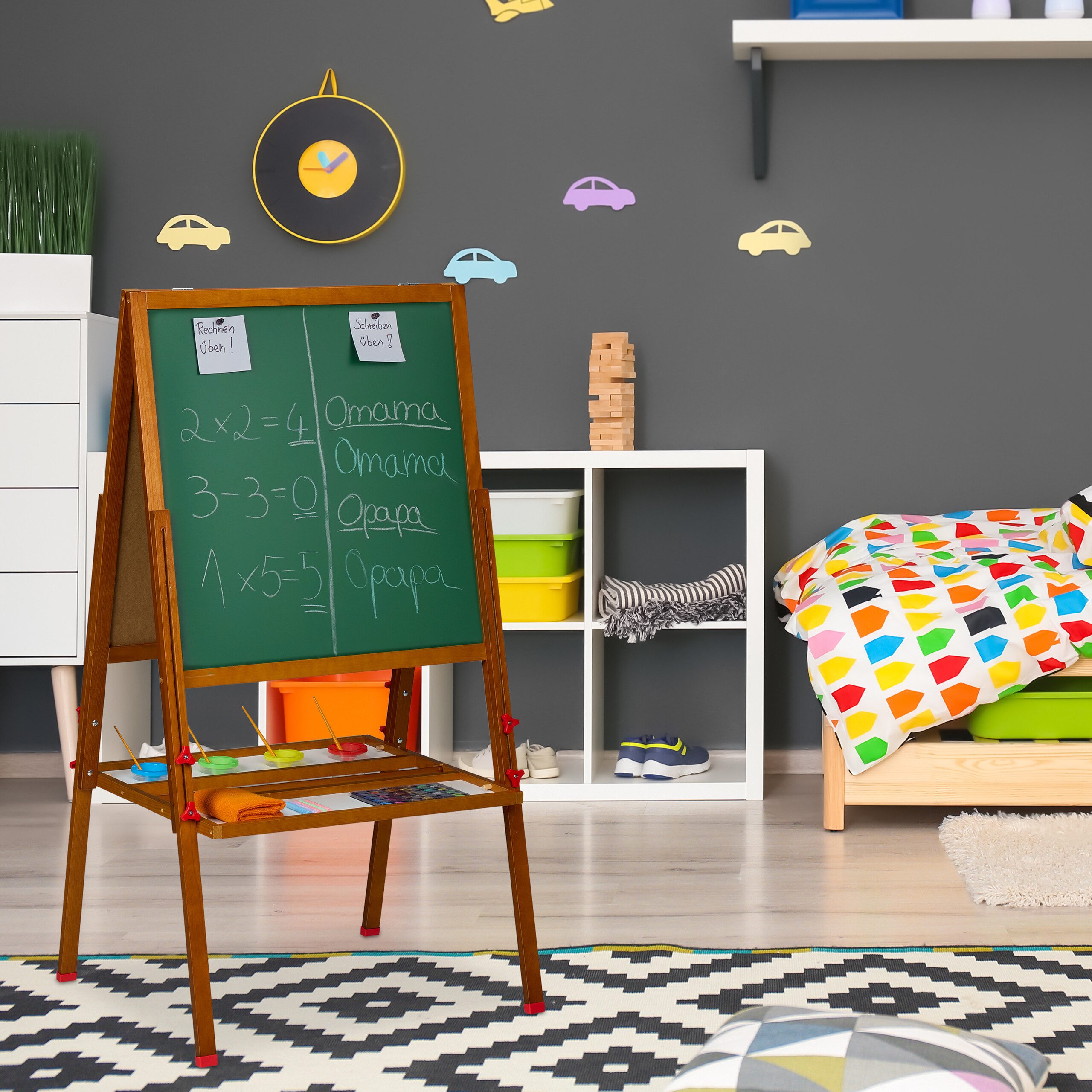 relaxdays Standtafel Kinderstandtafel mit Whiteboard, (1-tlg) günstig online kaufen