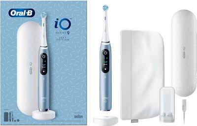 Oral B Elektrische Zahnbürste iO 9 Luxe Edition, Aufsteckbürsten: 1 St., mit Magnet-Technologie, 7 Putzmodi, Farbdisplay & Lade-Reiseetui
